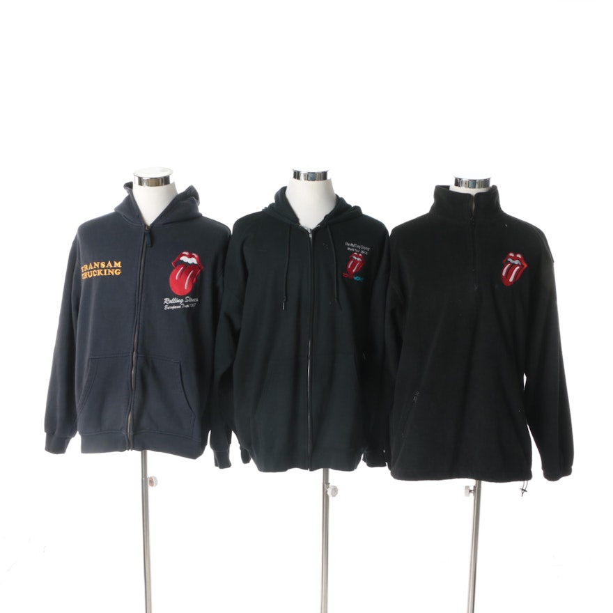 2000s Rolling Stones Tour Crew Hoodies and Pullover