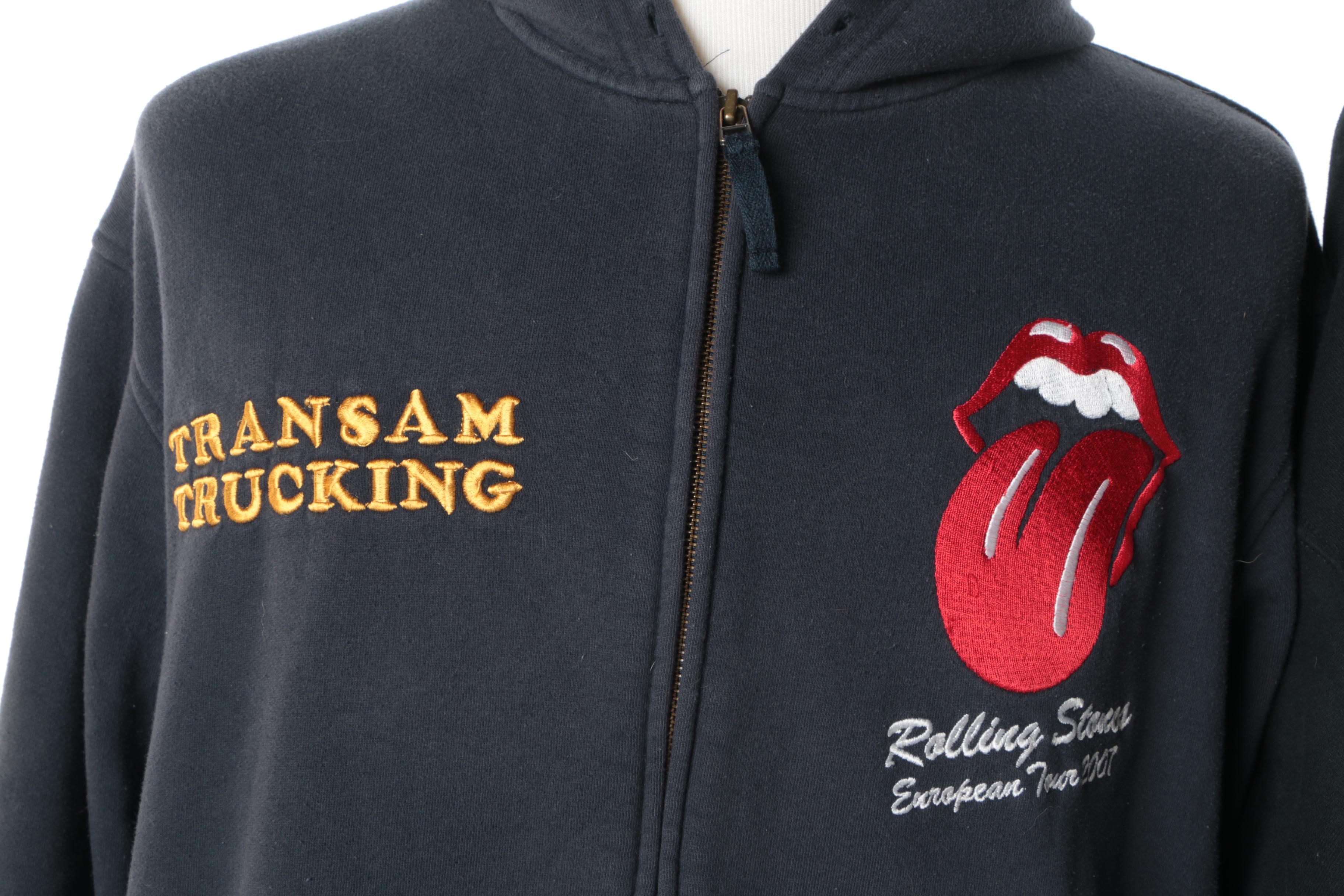 2000s Rolling Stones Tour Crew Hoodies and Pullover
