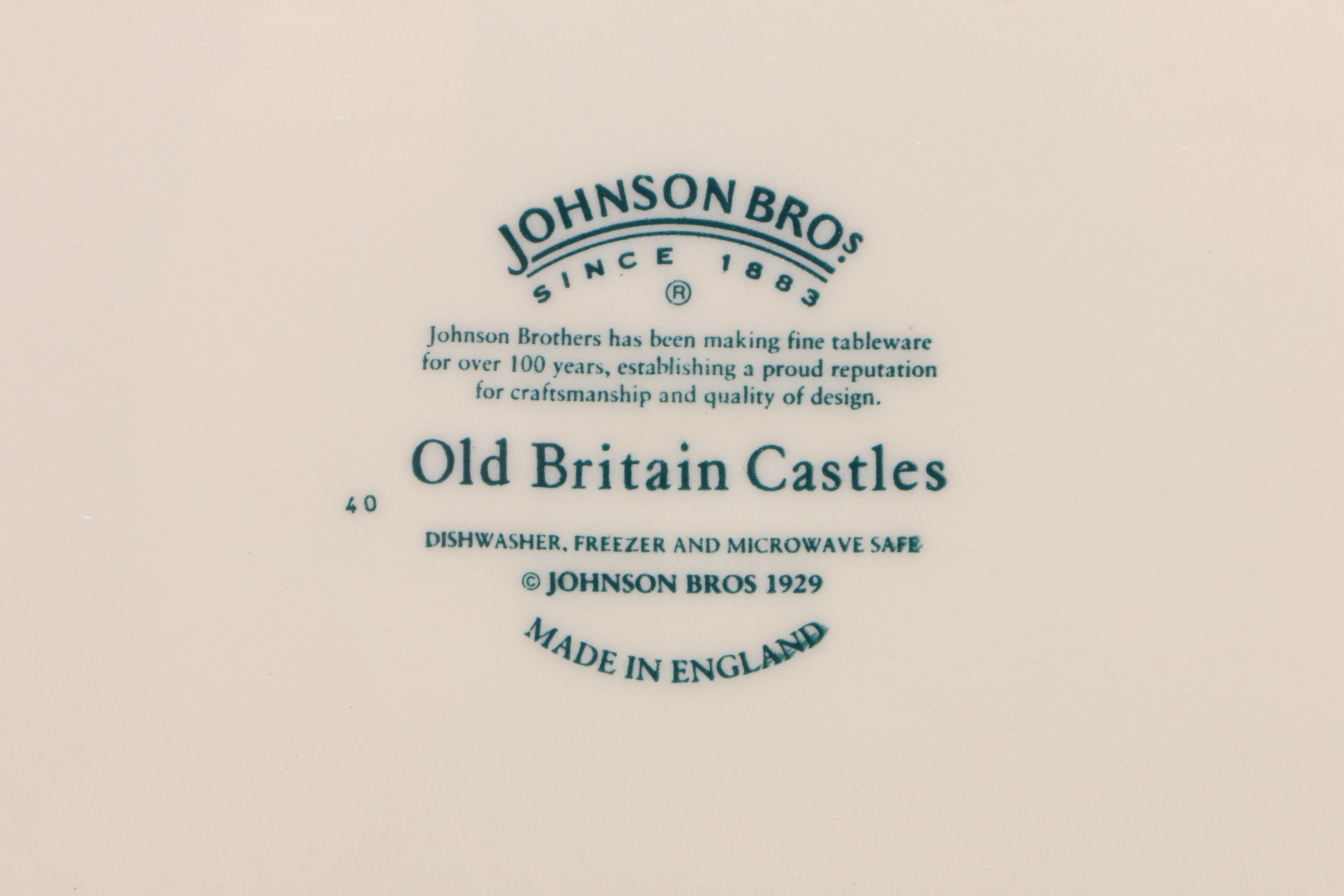 Johnson Brothers "Old Britain Castles" Transfer Printed Dinnerware
