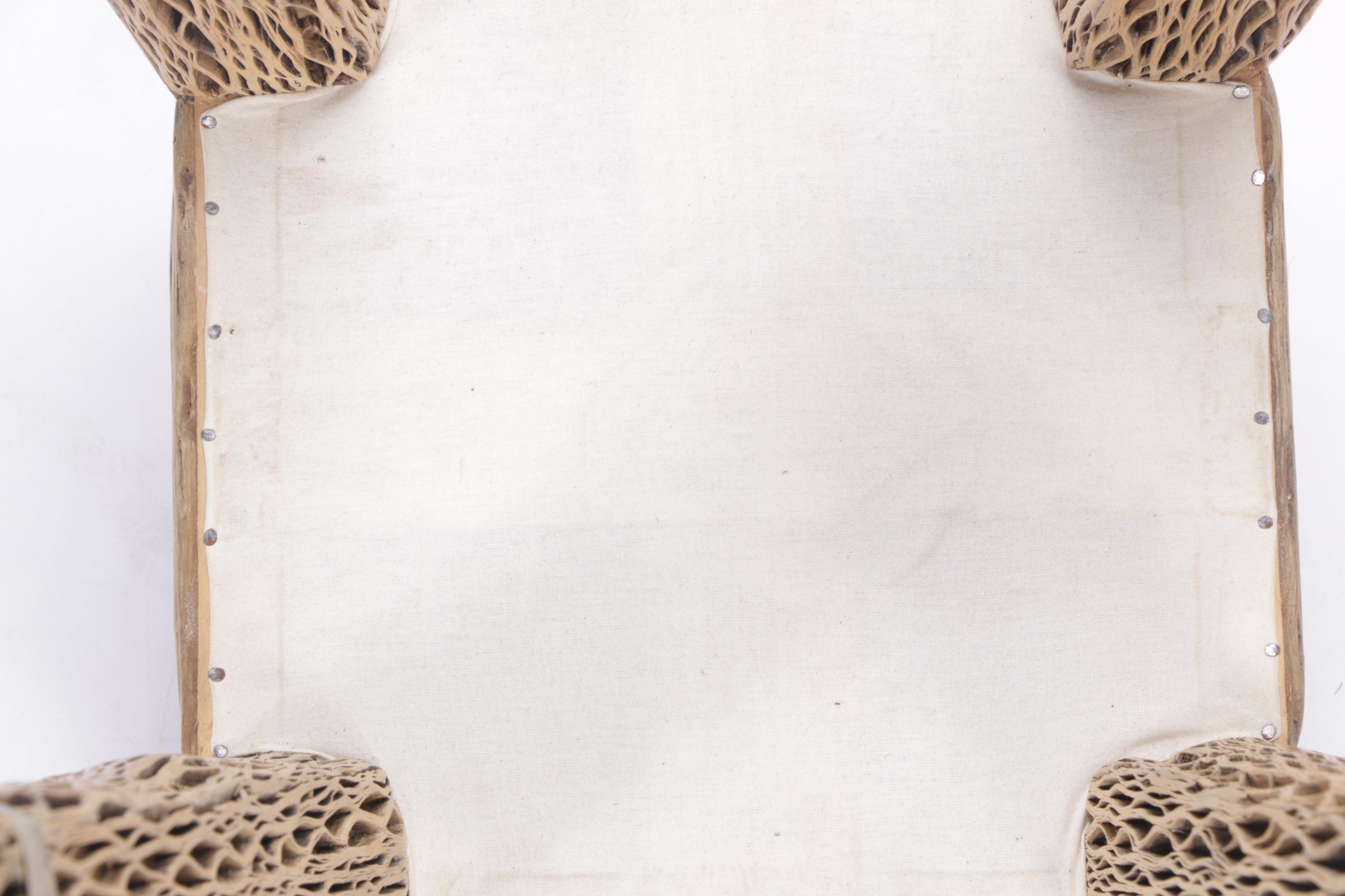 Contemporary Wood and Metal Barstool