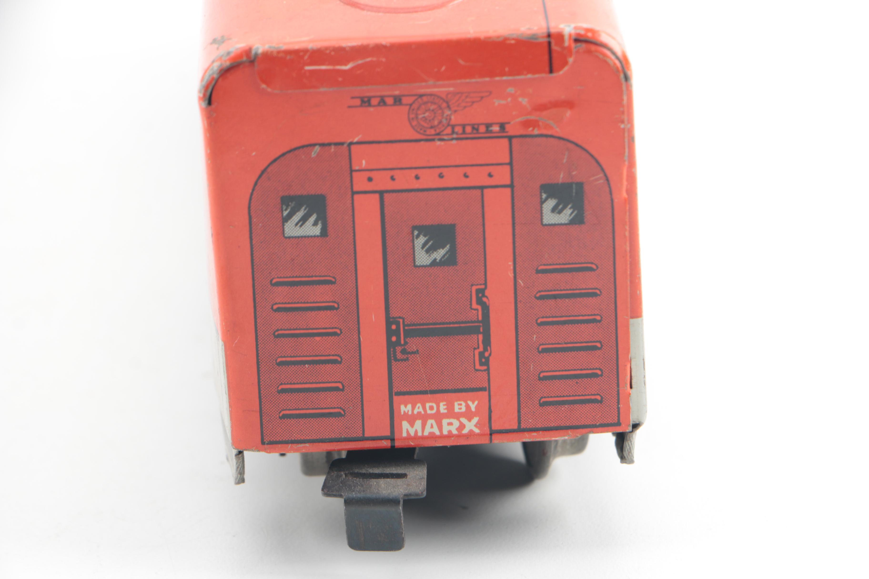 Vintage Marx Southern Pacific Metal Locomotive