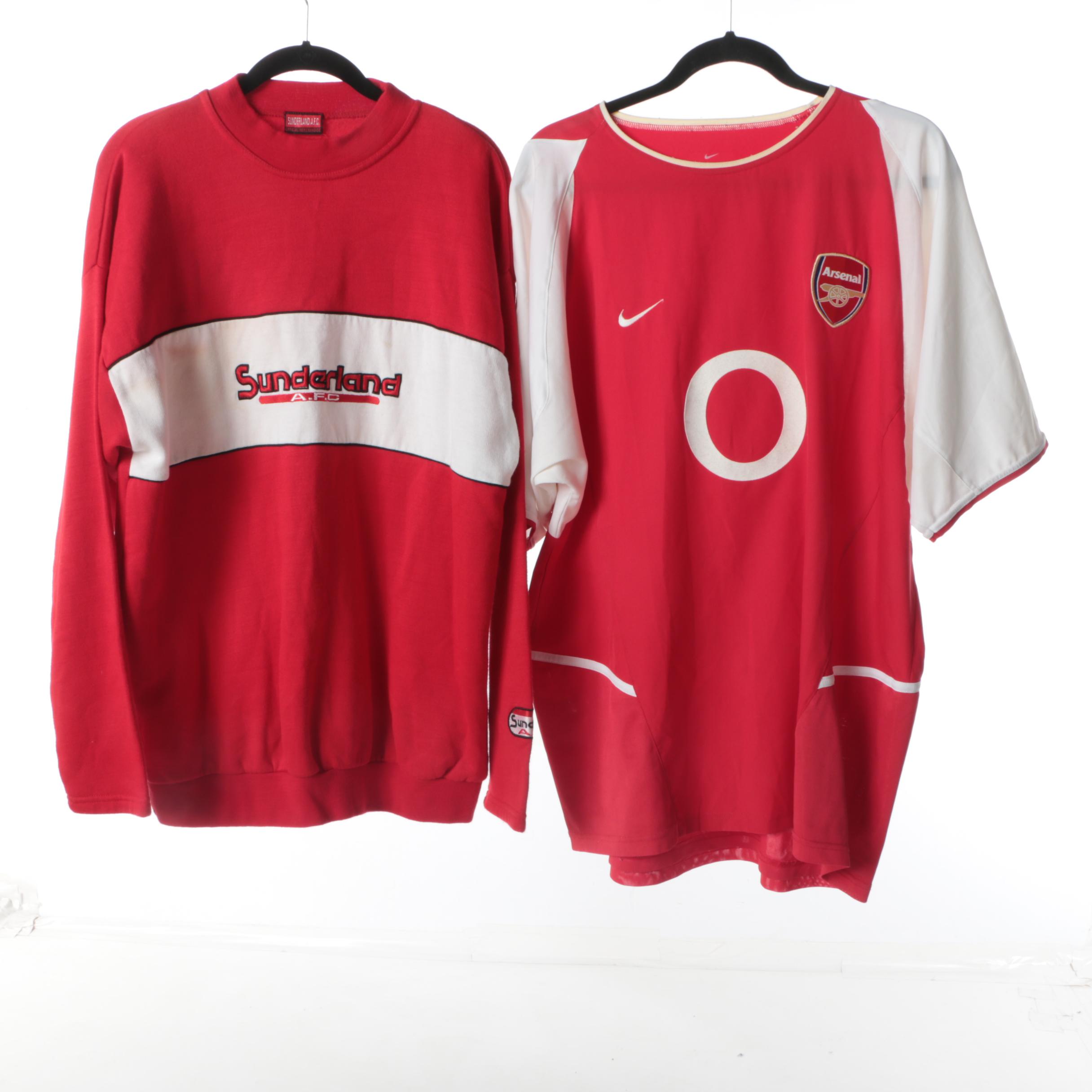 Soccer, Cricket, and Rugby Jerseys