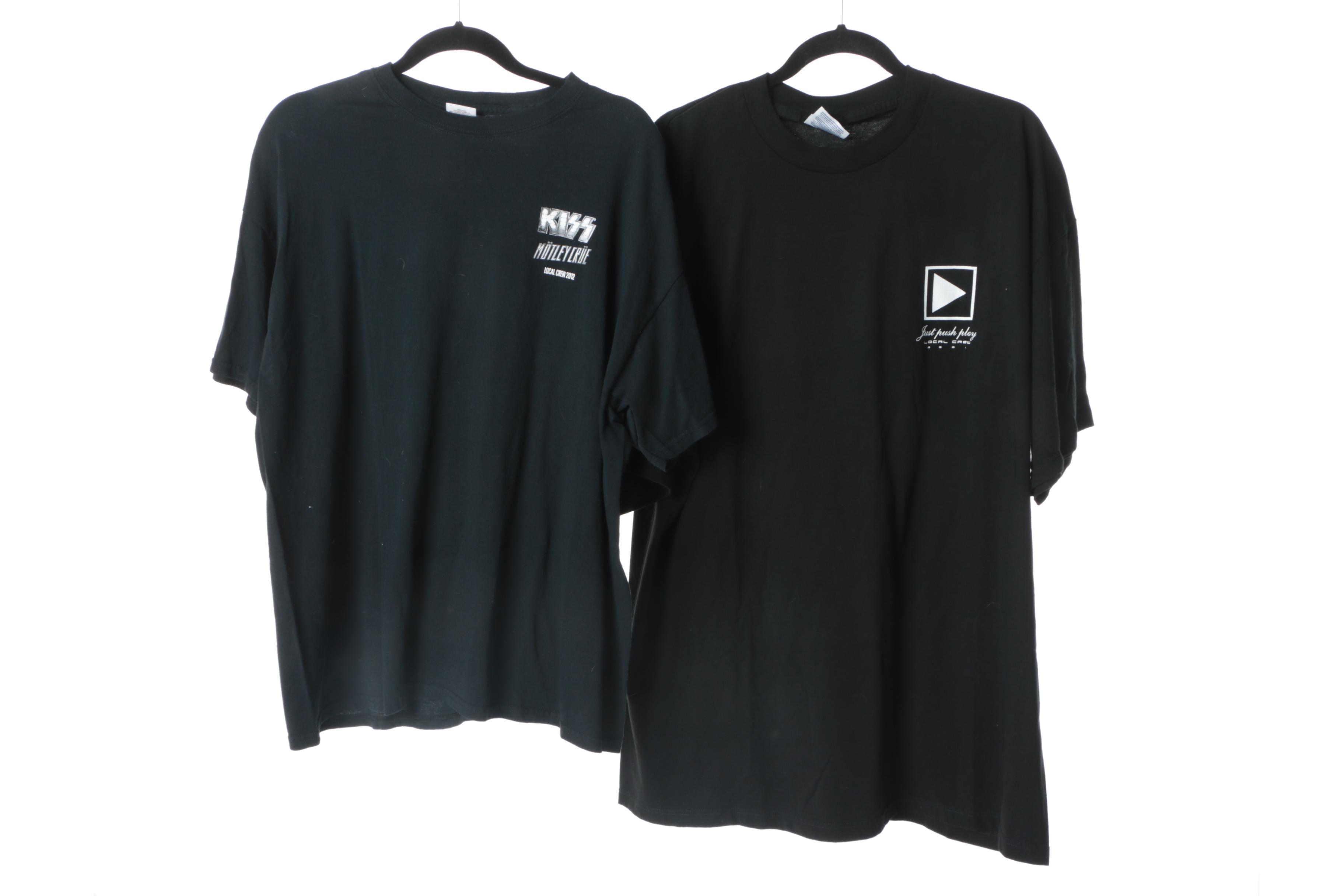 Concert Crew T-Shirts and Outerwear Including John Mellencamp and Toby Keith