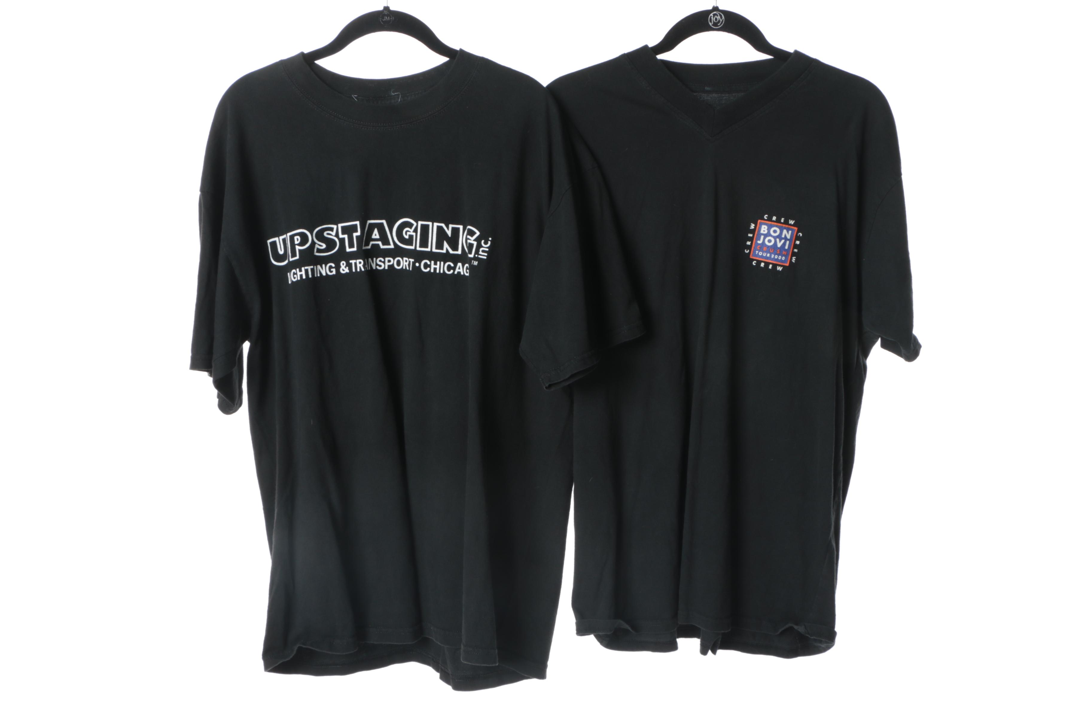 Concert Crew T-Shirts and Outerwear Including John Mellencamp and Toby Keith