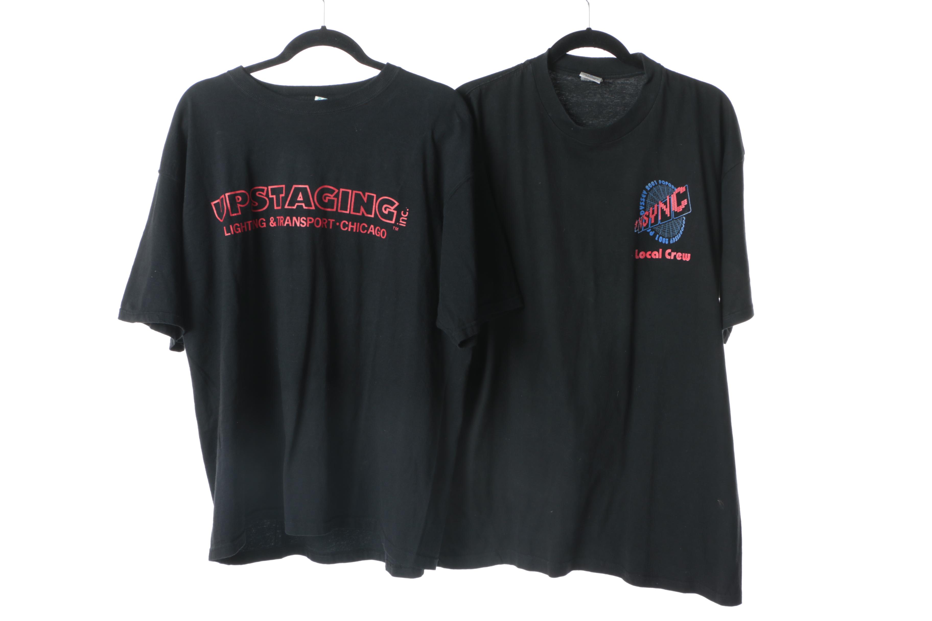 Concert Crew T-Shirts and Outerwear Including John Mellencamp and Toby Keith