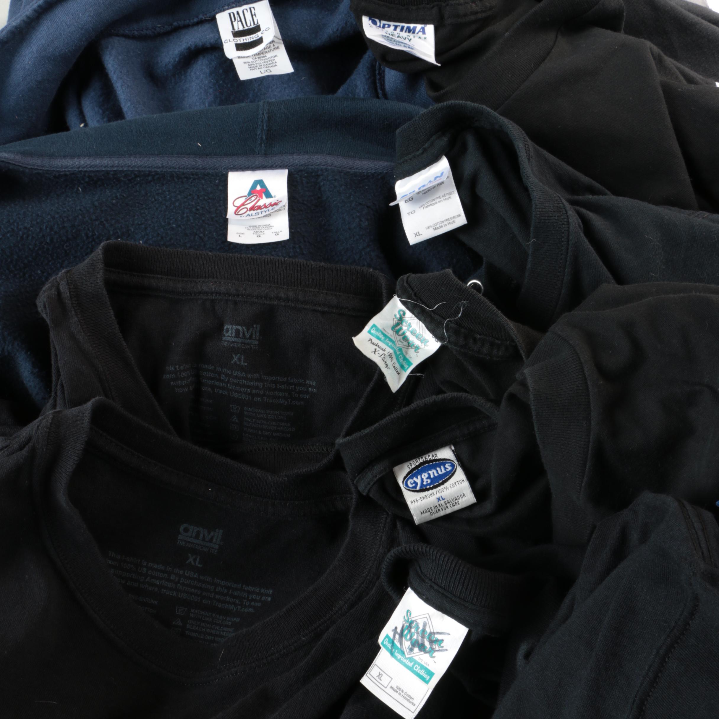 Concert Crew T-Shirts and Outerwear Including John Mellencamp and Toby Keith