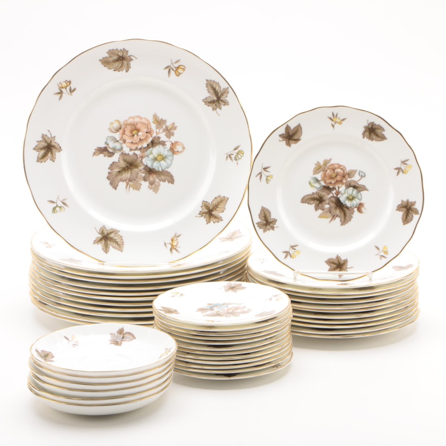 Royal Worcester "Dorchester" Bone China Dinnerware Plates