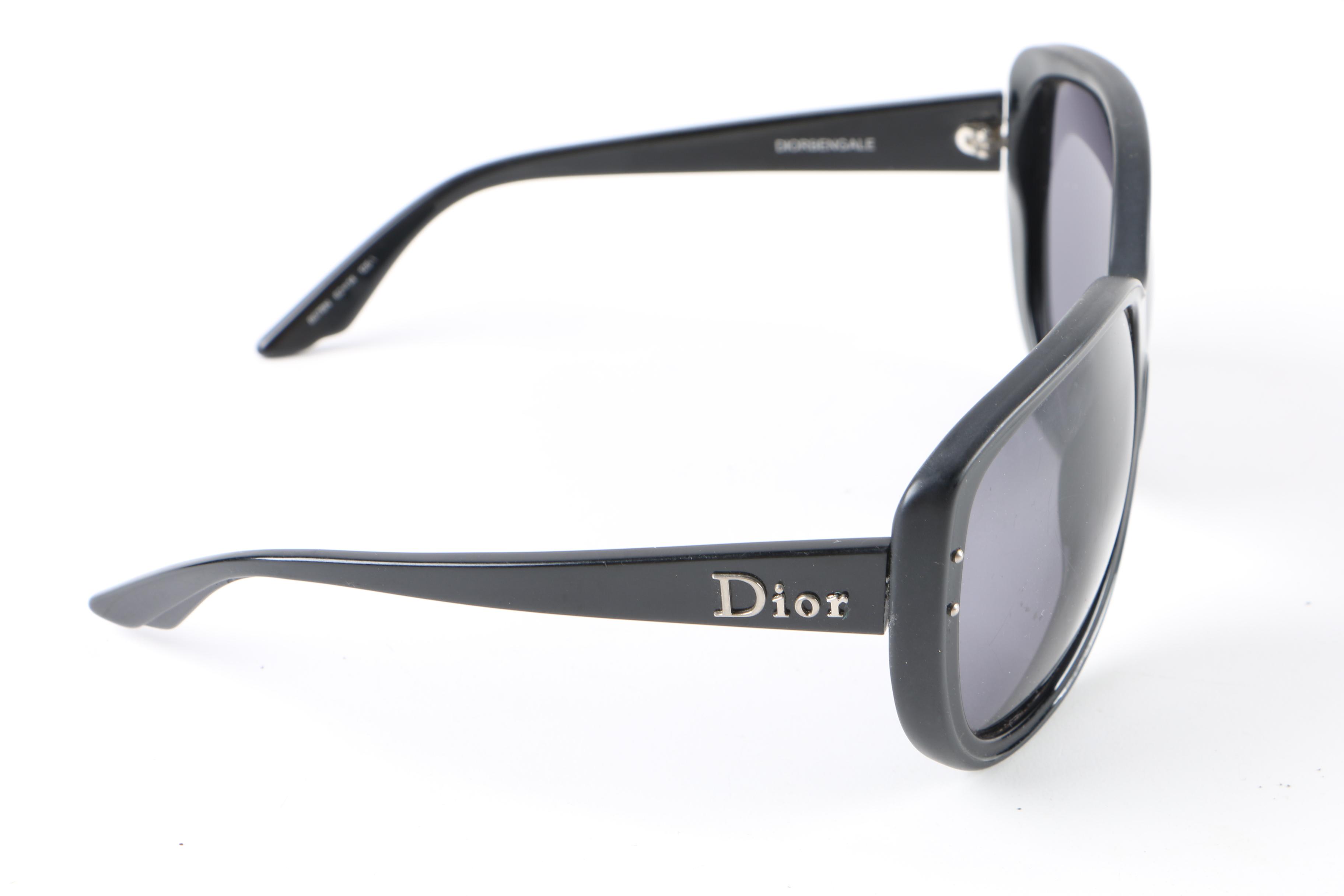 Christian Dior 807BN Diorbengale Black Sunglasses