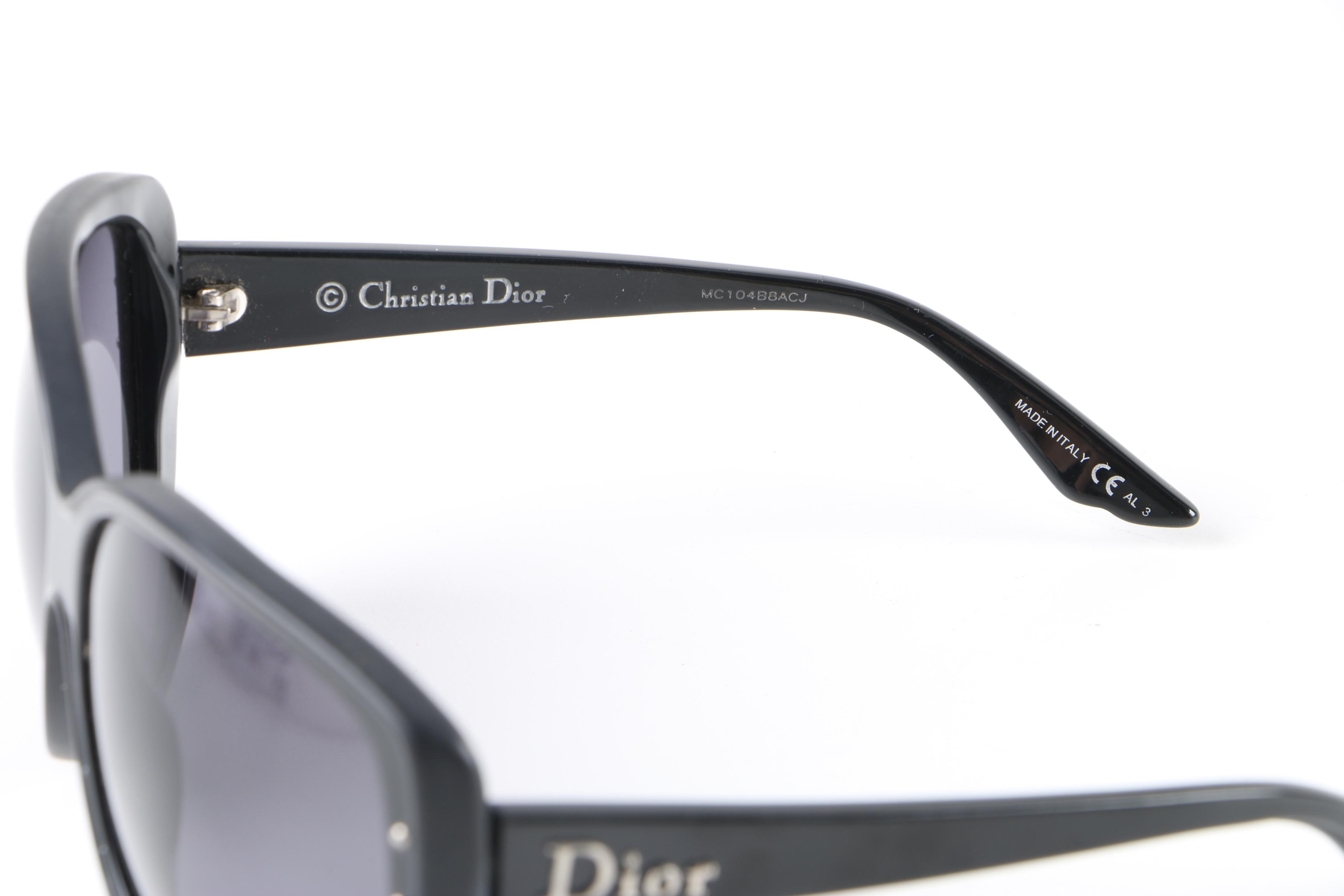 Christian Dior 807BN Diorbengale Black Sunglasses