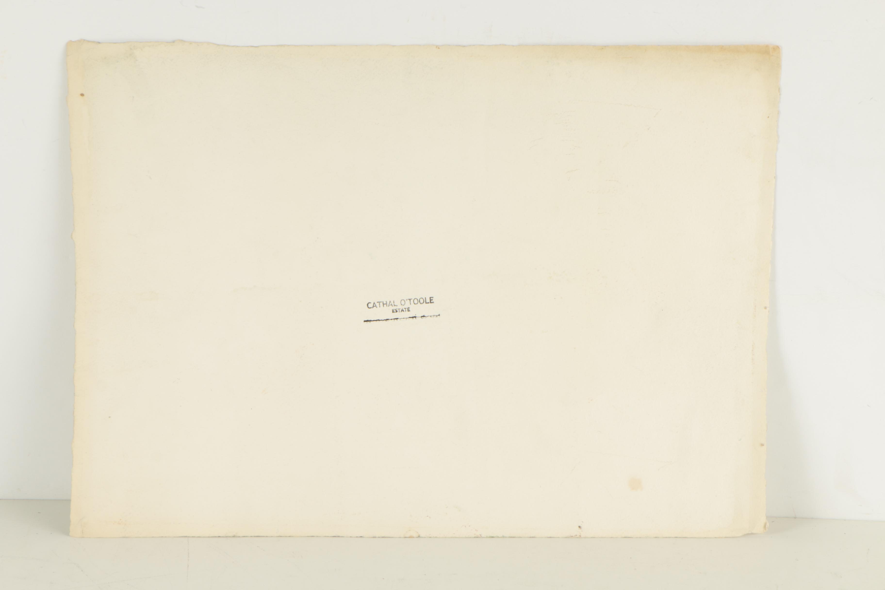 Cathal O’Toole Watercolor Painting of a Street Scene