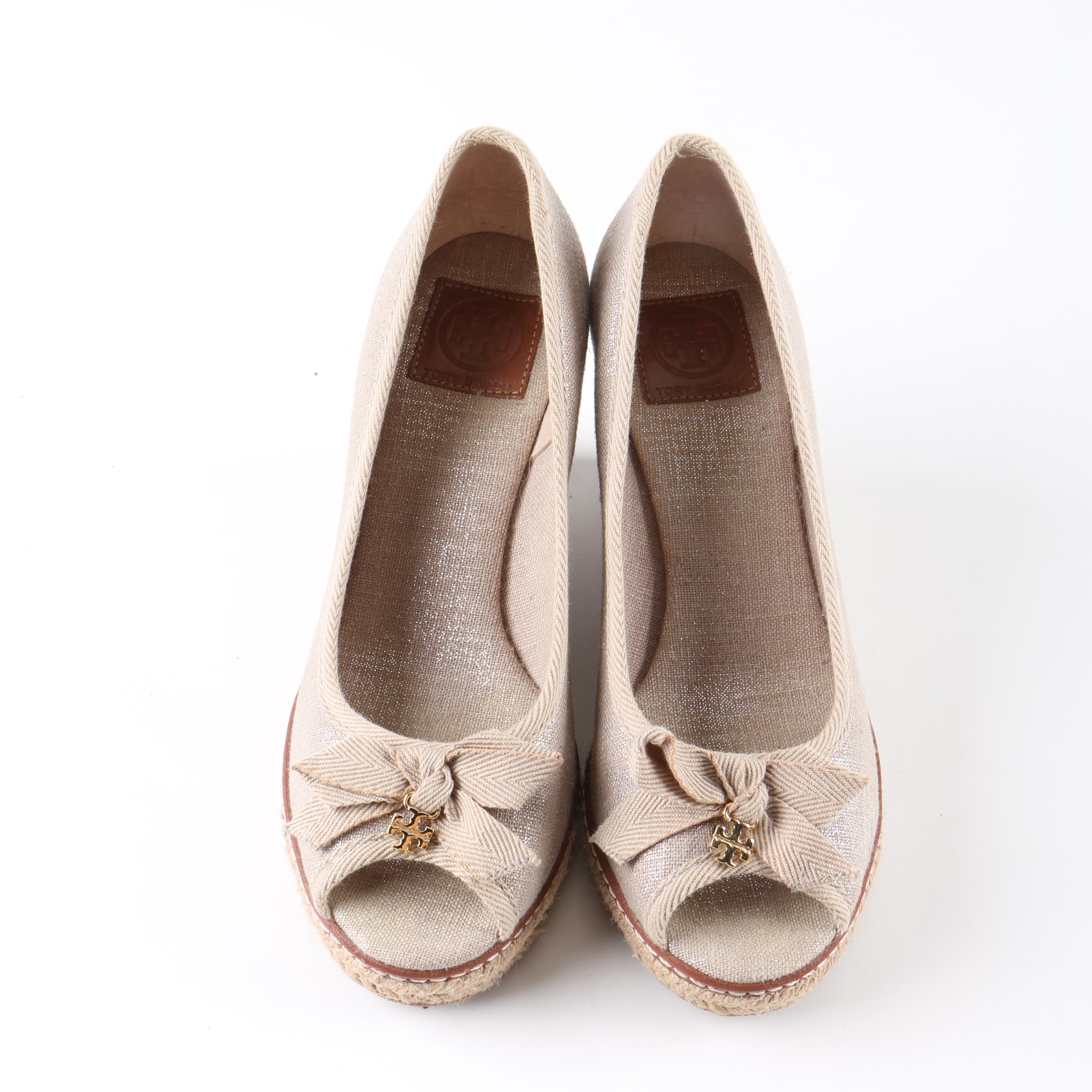 Tory Burch Jackie Espadrille Wedges