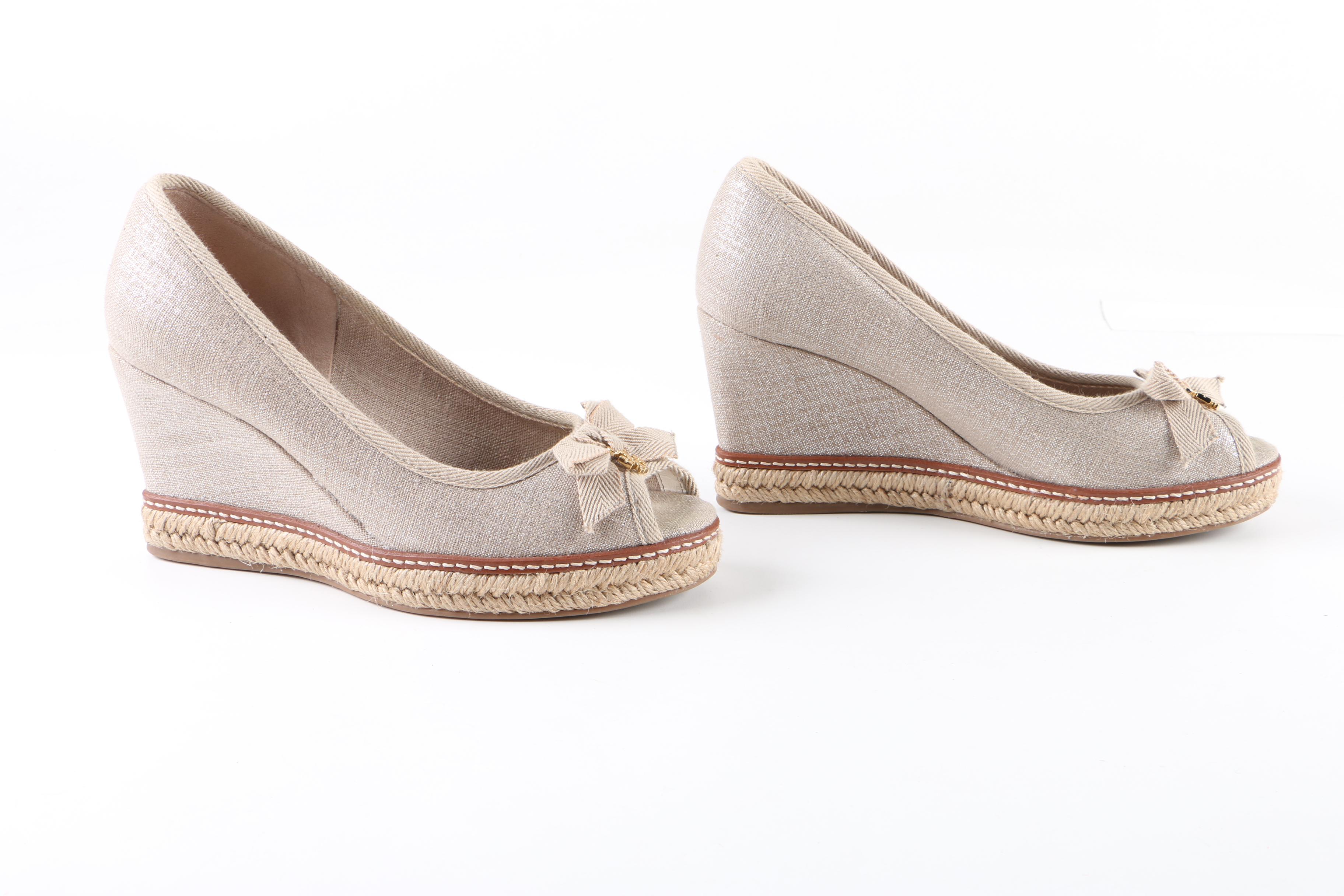 Tory Burch Jackie Espadrille Wedges