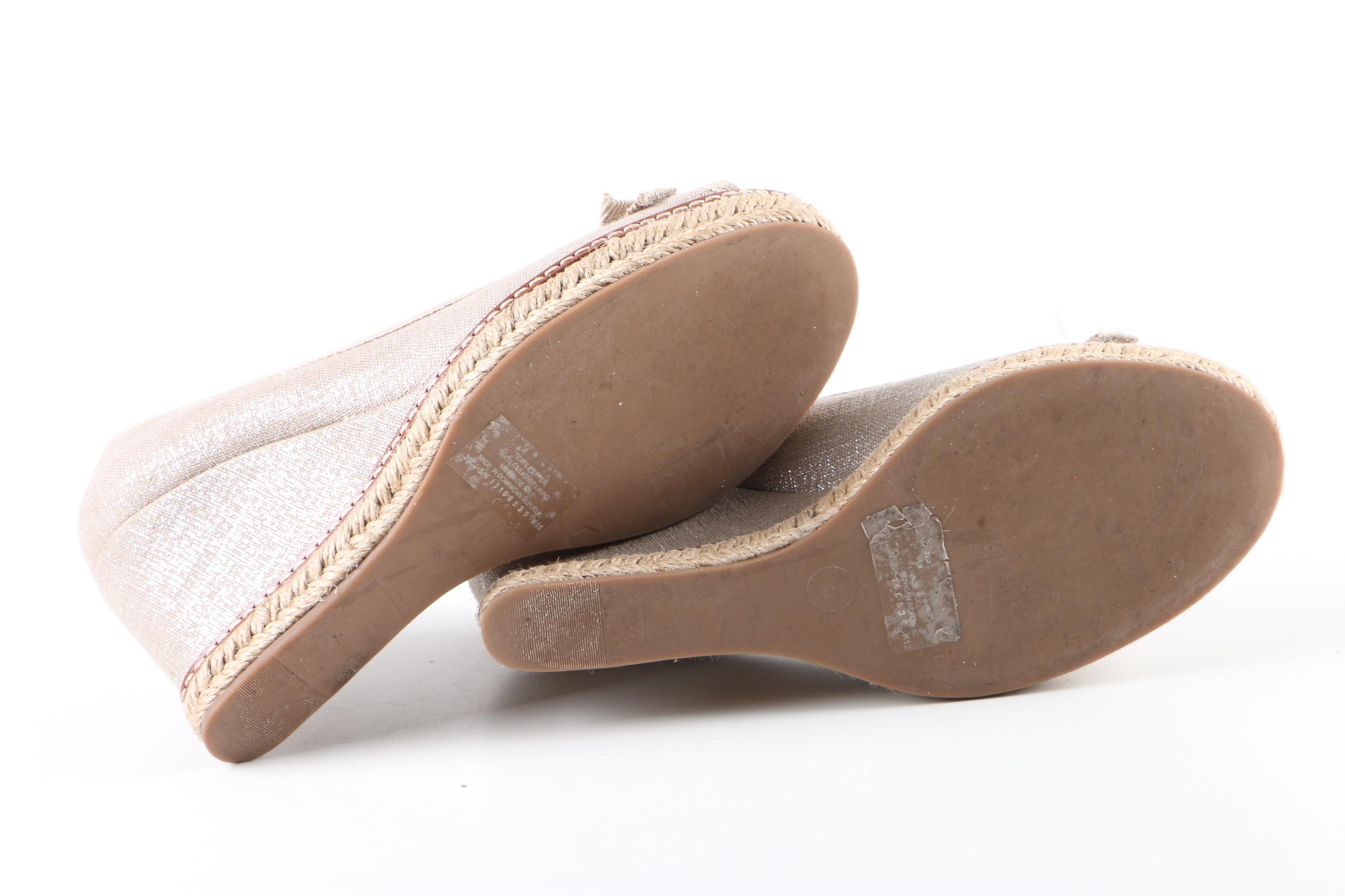 Tory Burch Jackie Espadrille Wedges