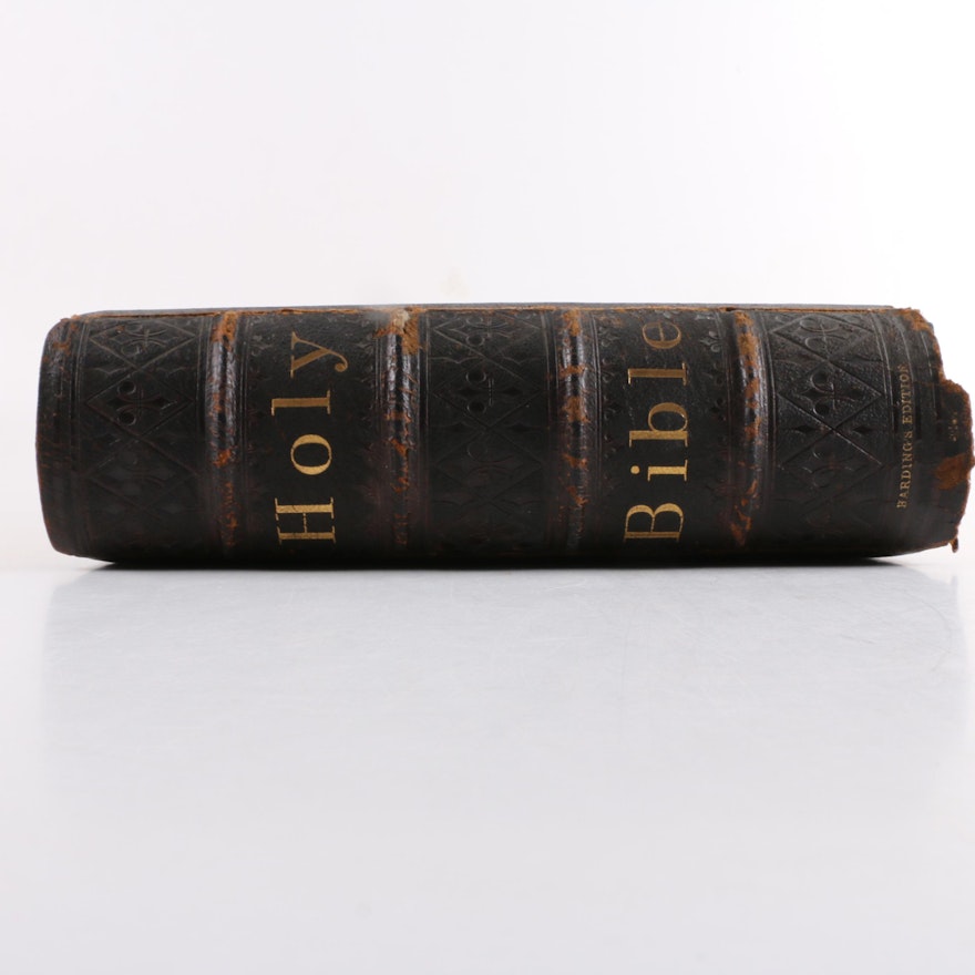 1868 Holy Bible with Apocrypha, Concordance and Psalms