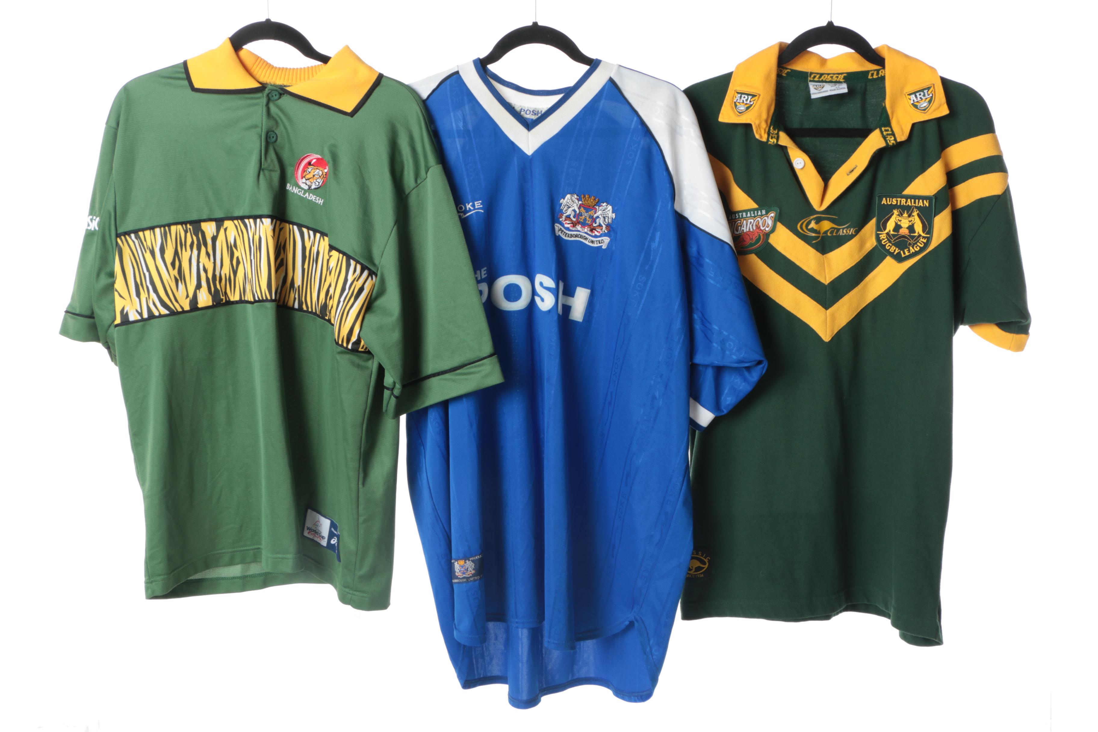 Men's Soccer, Cricket and Rugby Jerseys