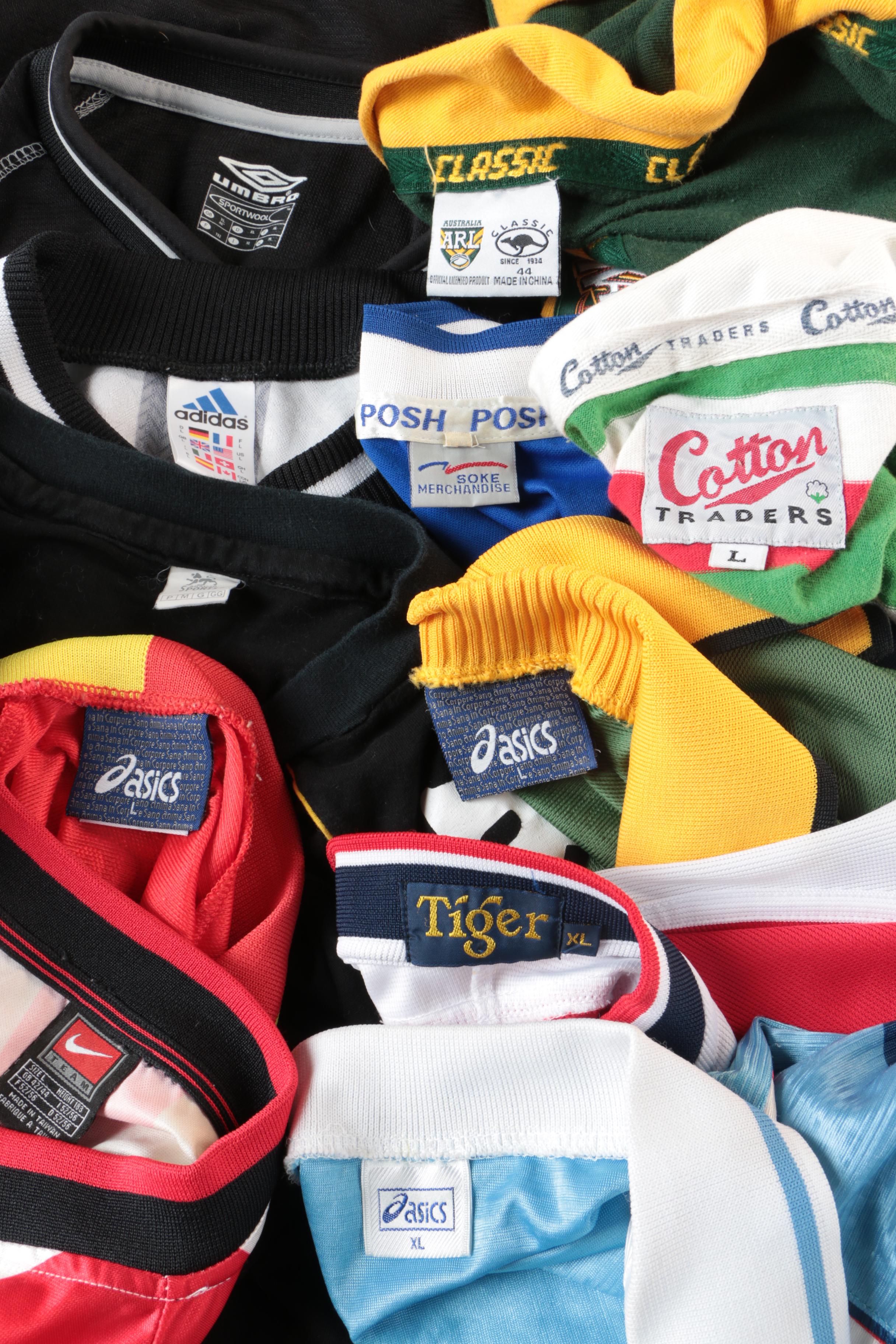 Men's Soccer, Cricket and Rugby Jerseys