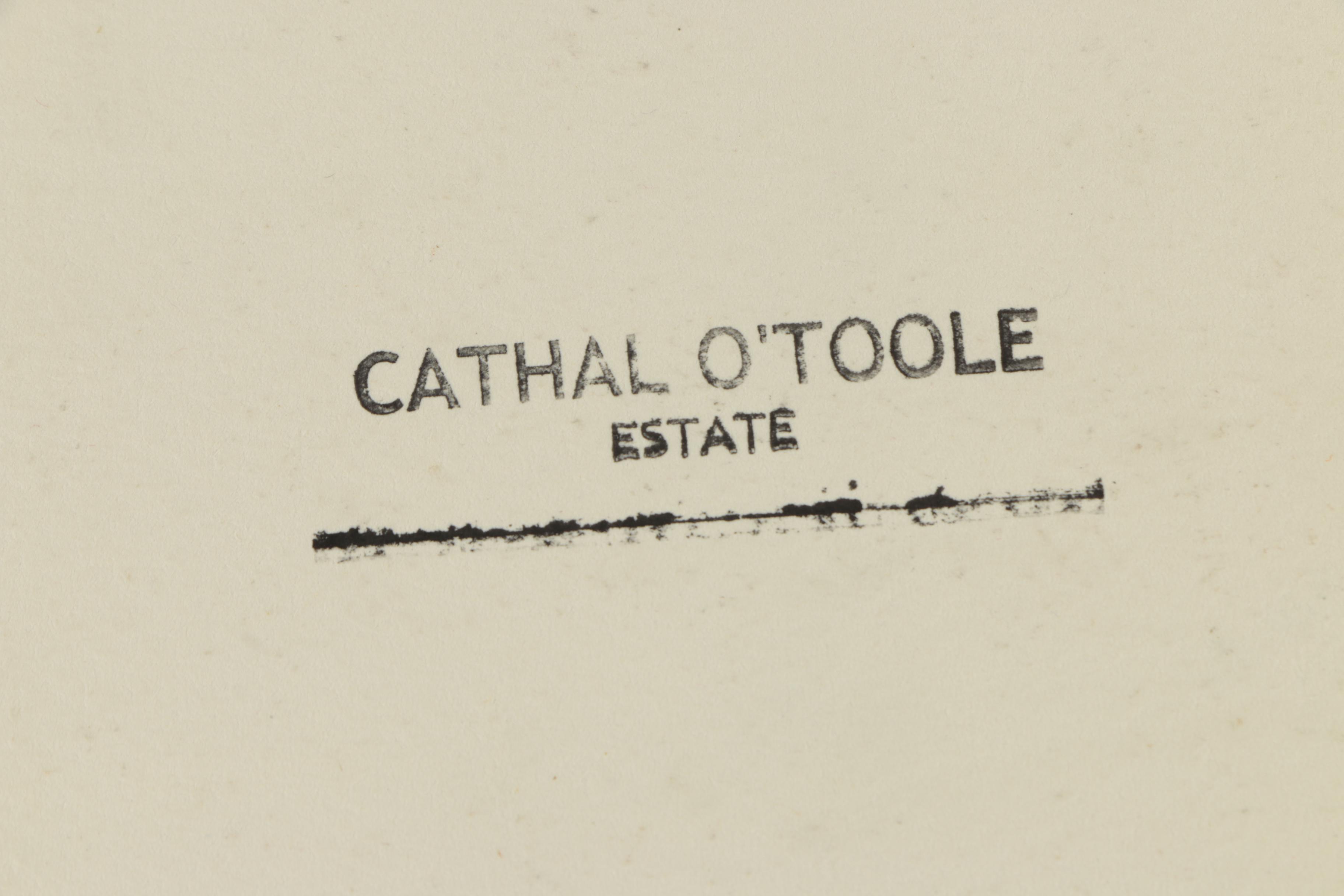 Cathal O’Toole Watercolor Painting of a Street Scene