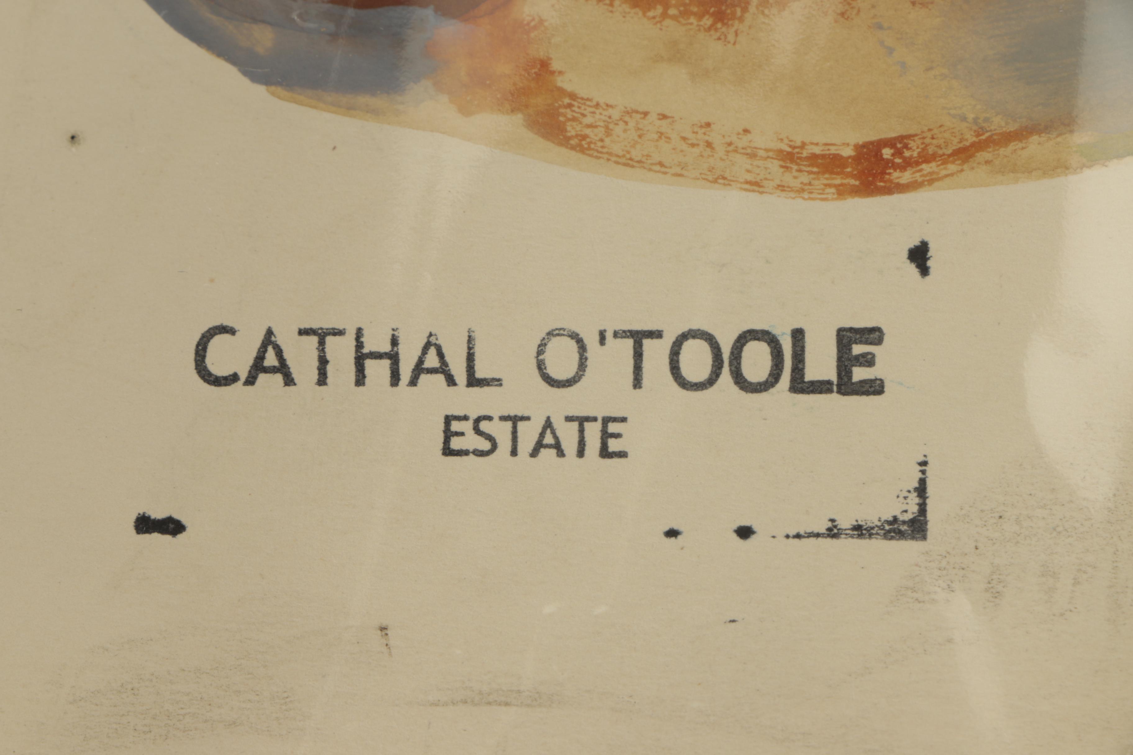 Cathal O’Toole Gouache Painting of Females Nude