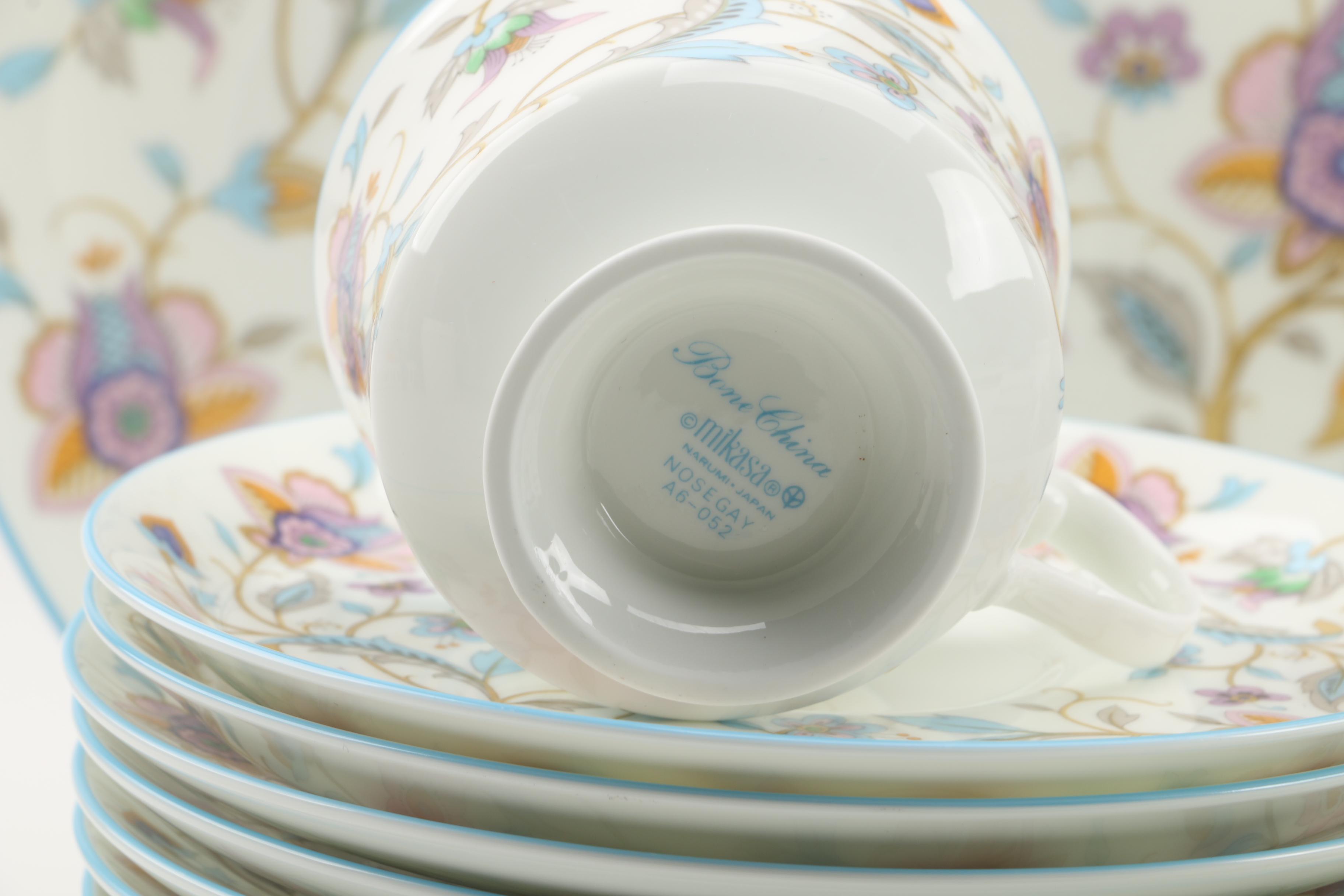 Vintage Mikasa "Nosegay" Bone China Dinnerware