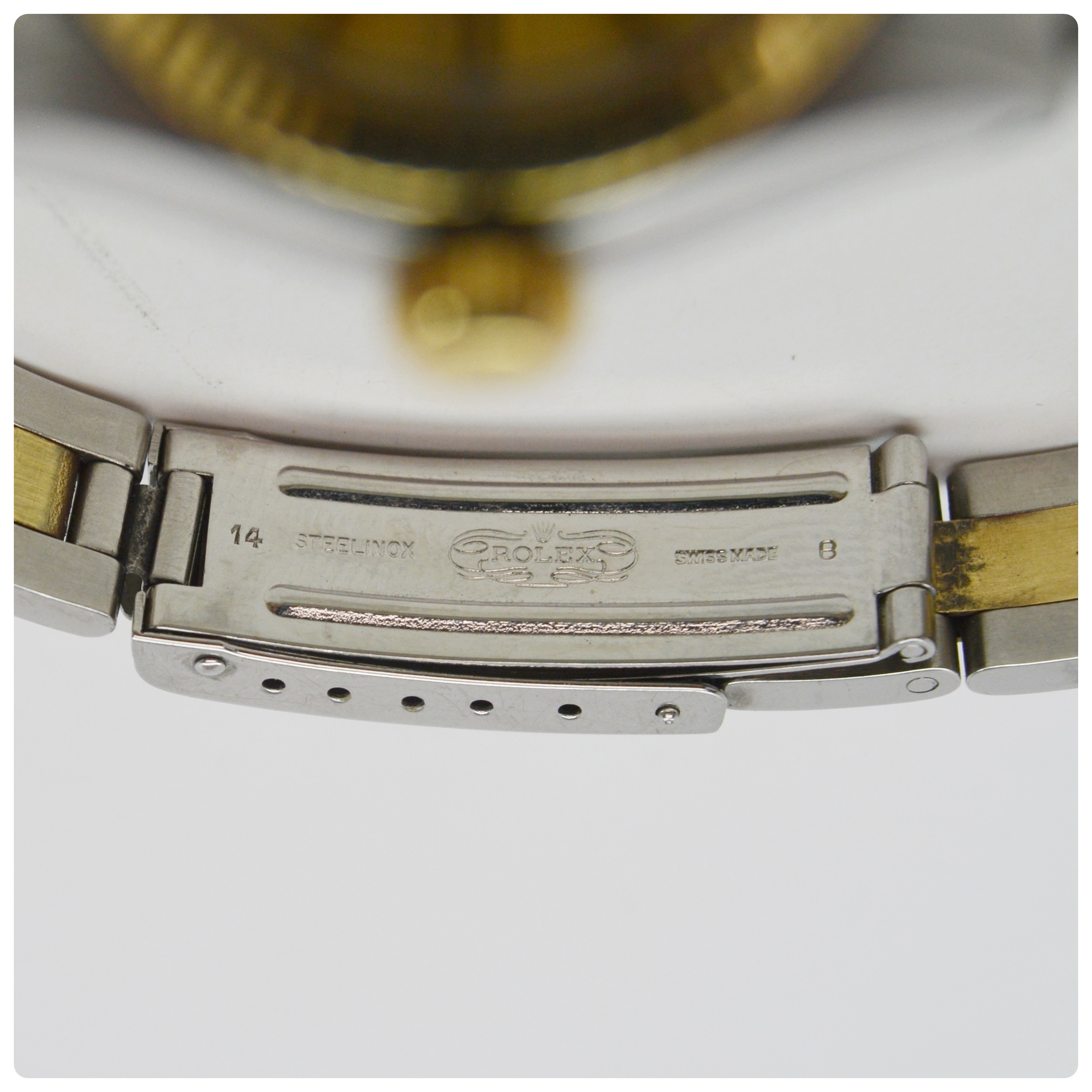 Rolex Oyster Perpetual Stainless Steel and 14K Yellow Gold Watch