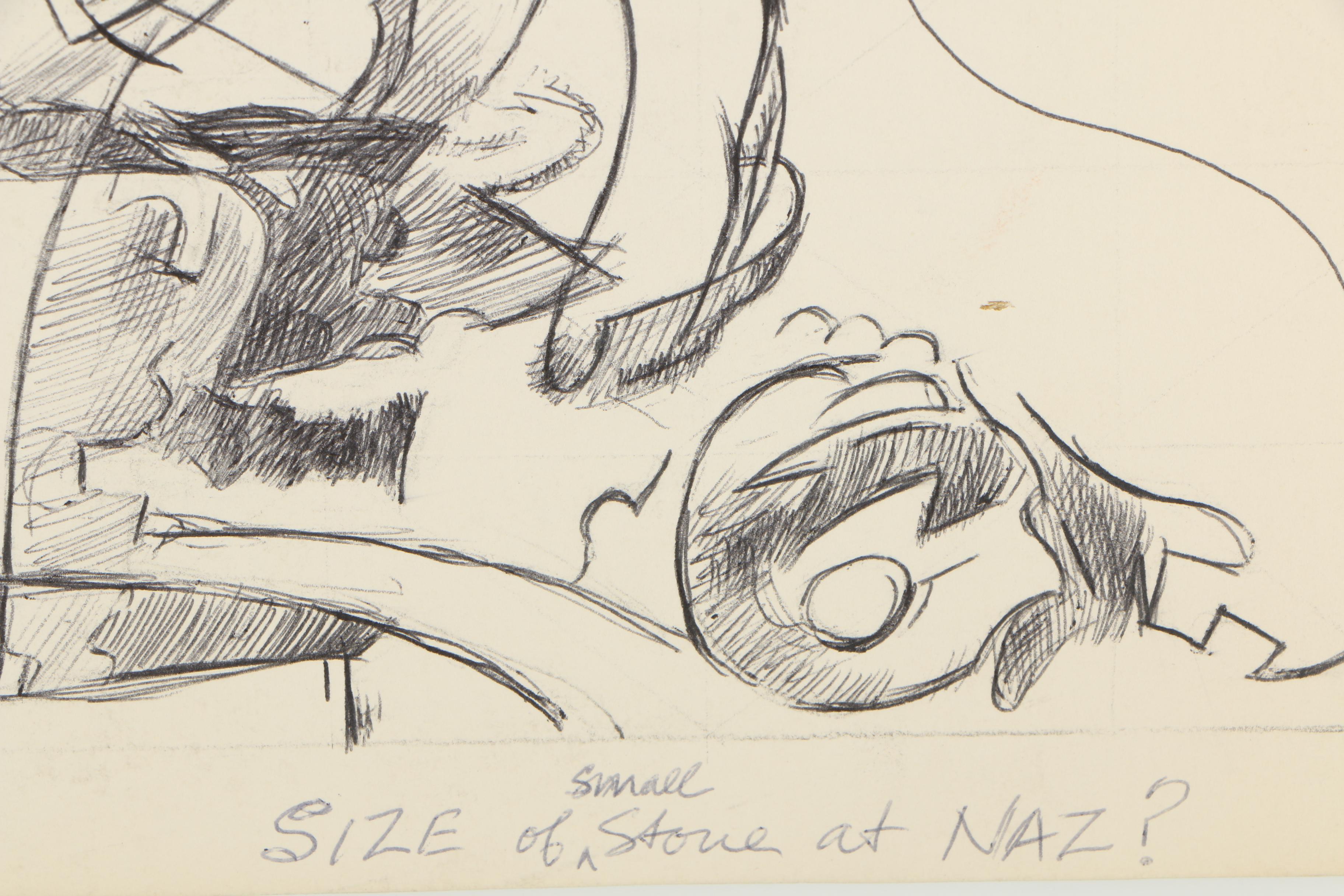 Cathal Brendan O'Toole Ink Drawing "Formans Flair"