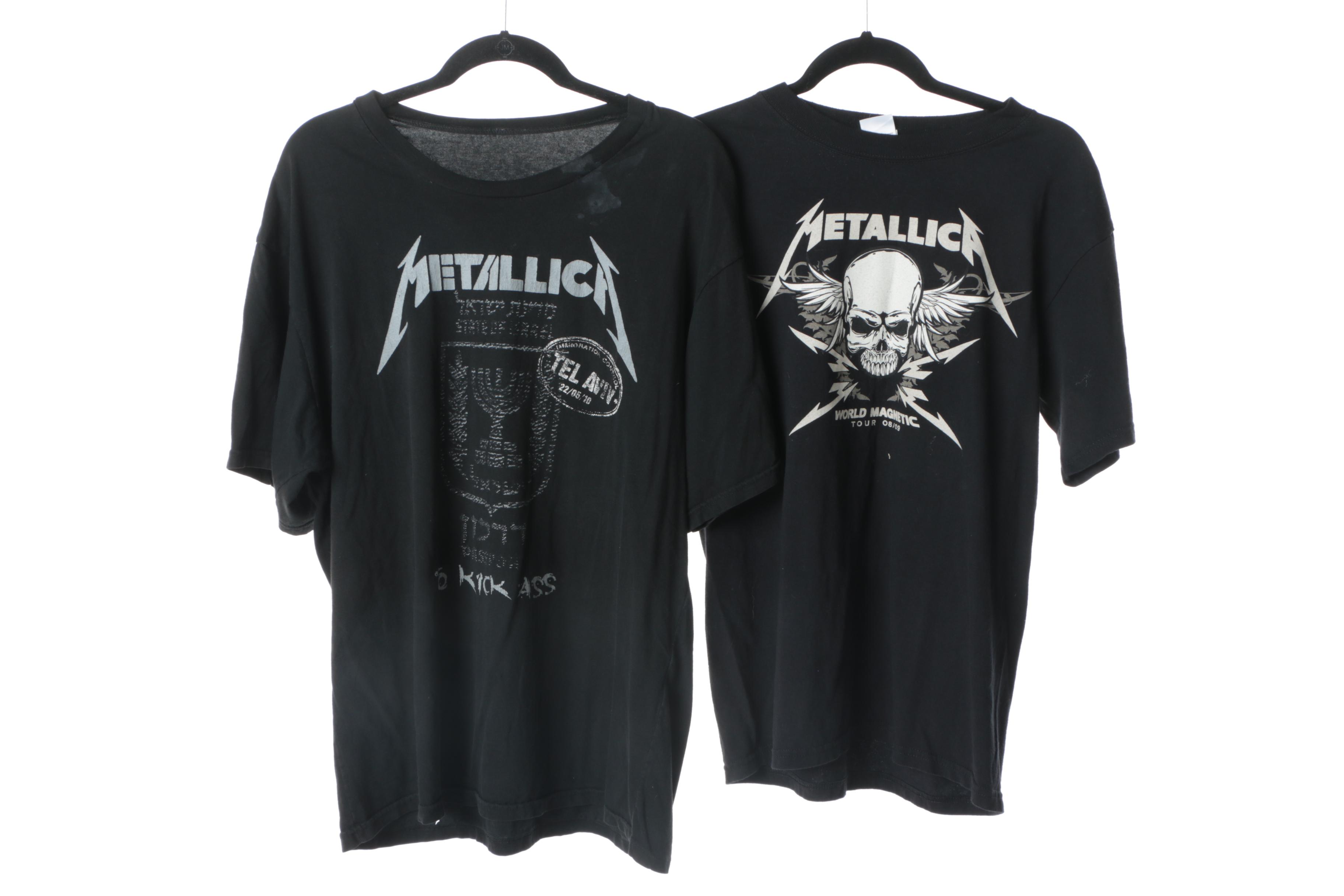 2000s Metallica Tour Jackets, T-Shirts and Jerseys
