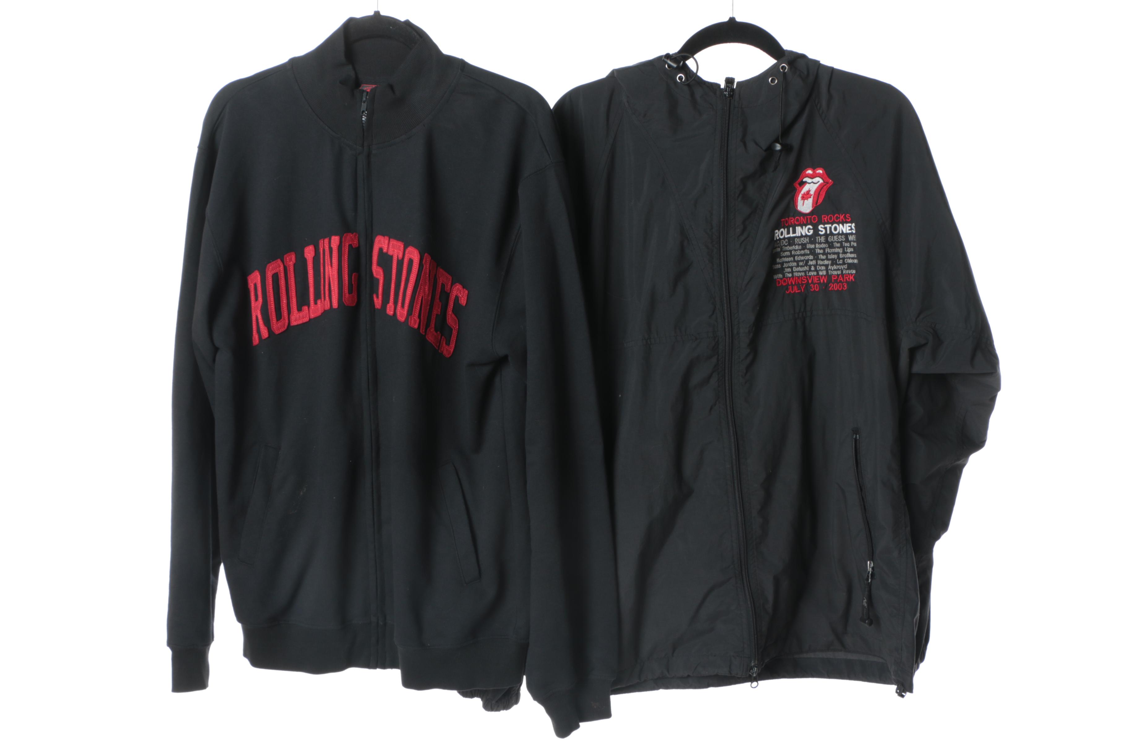 2000s Rolling Stones Concert Crew T-Shirts and Jackets