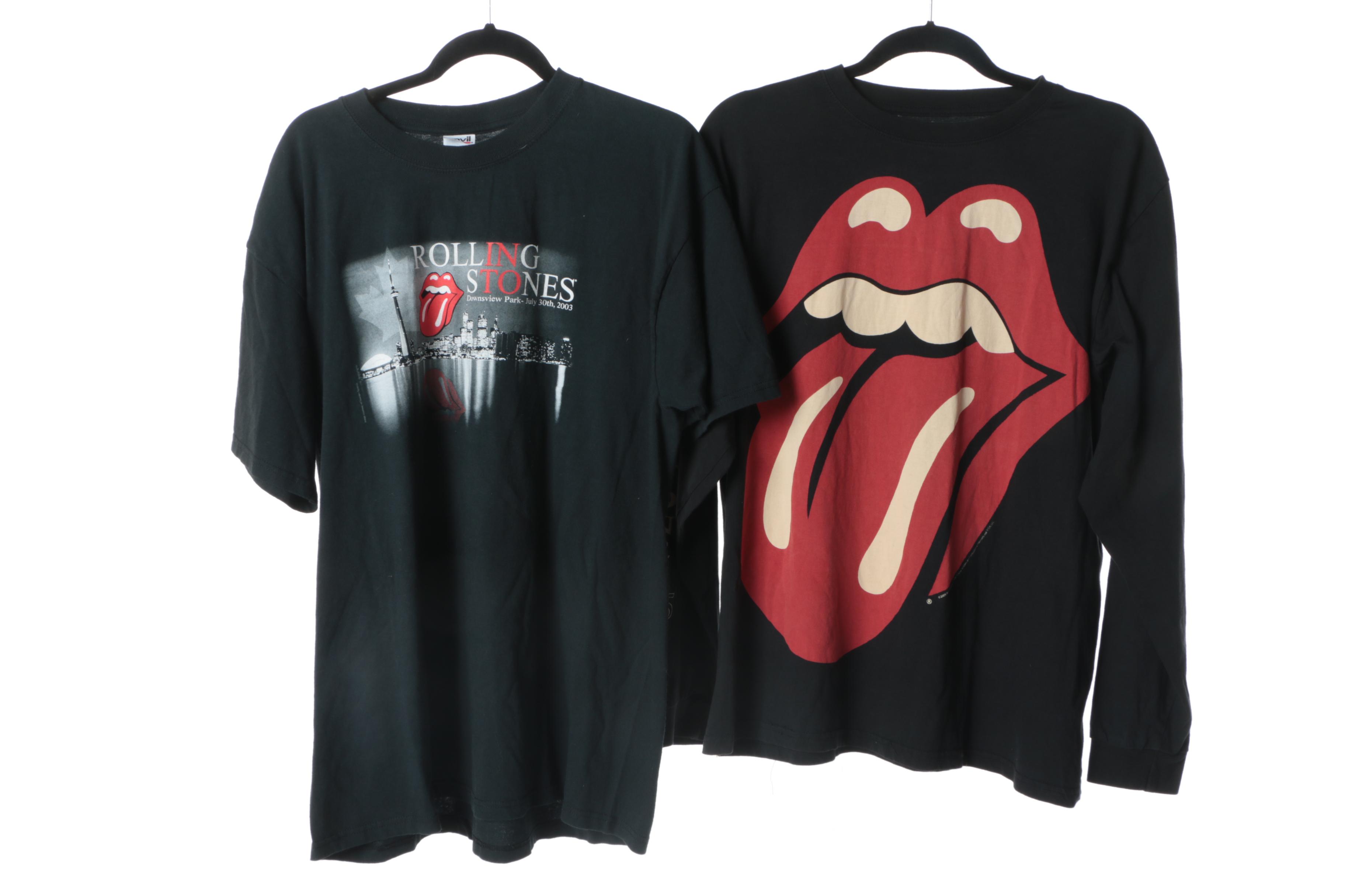 2000s Rolling Stones Concert Crew T-Shirts and Jackets