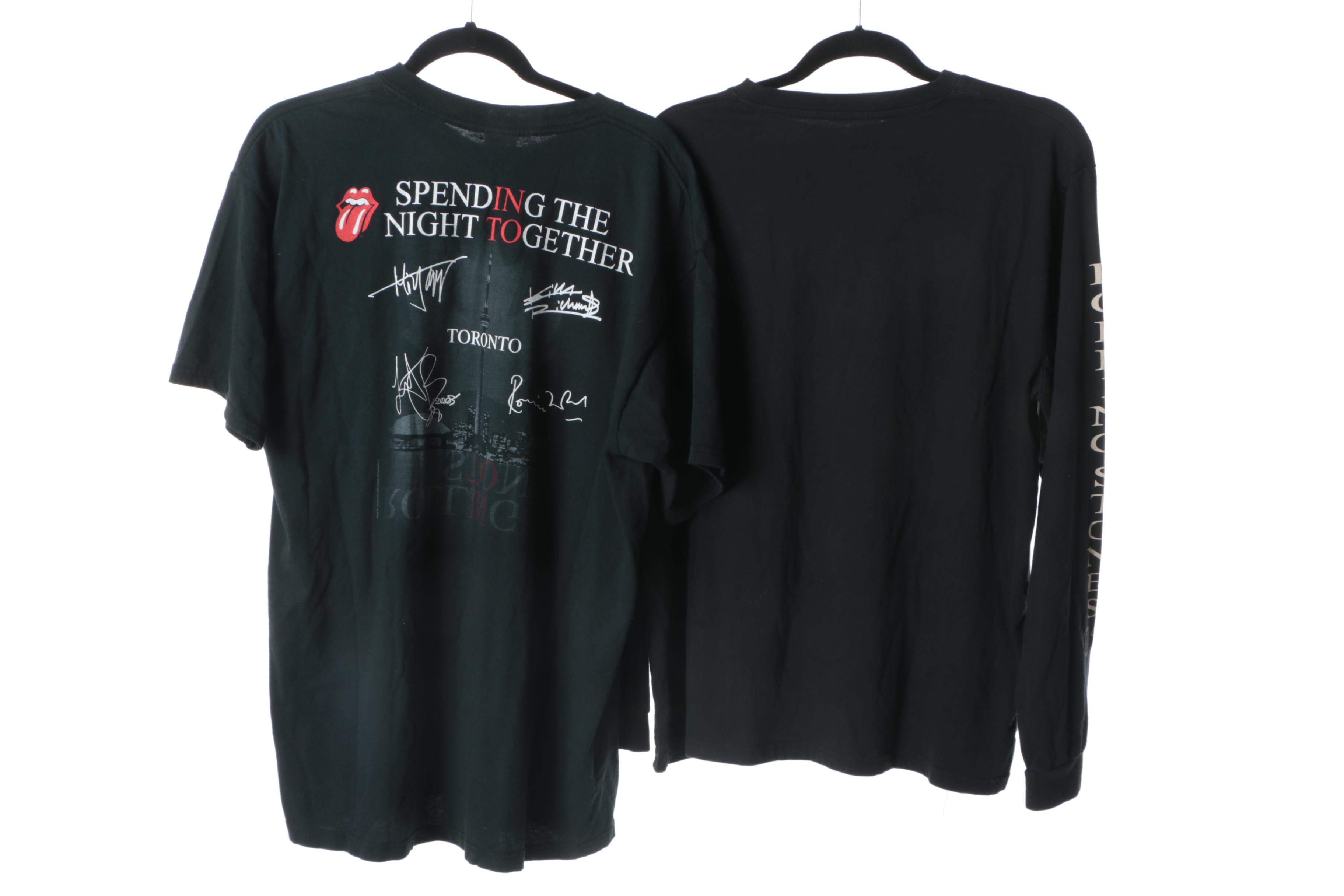 2000s Rolling Stones Concert Crew T-Shirts and Jackets