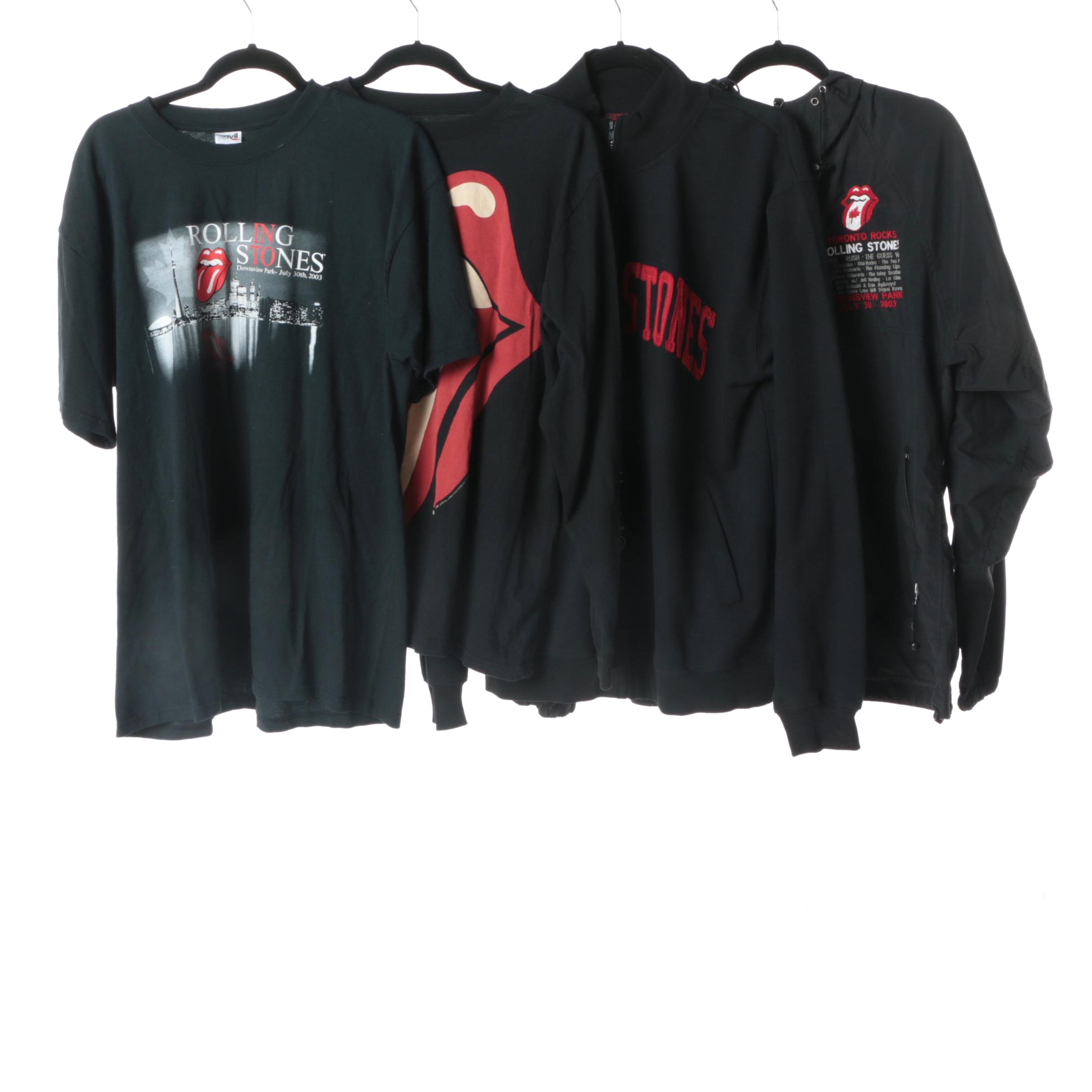2000s Rolling Stones Concert Crew T-Shirts and Jackets