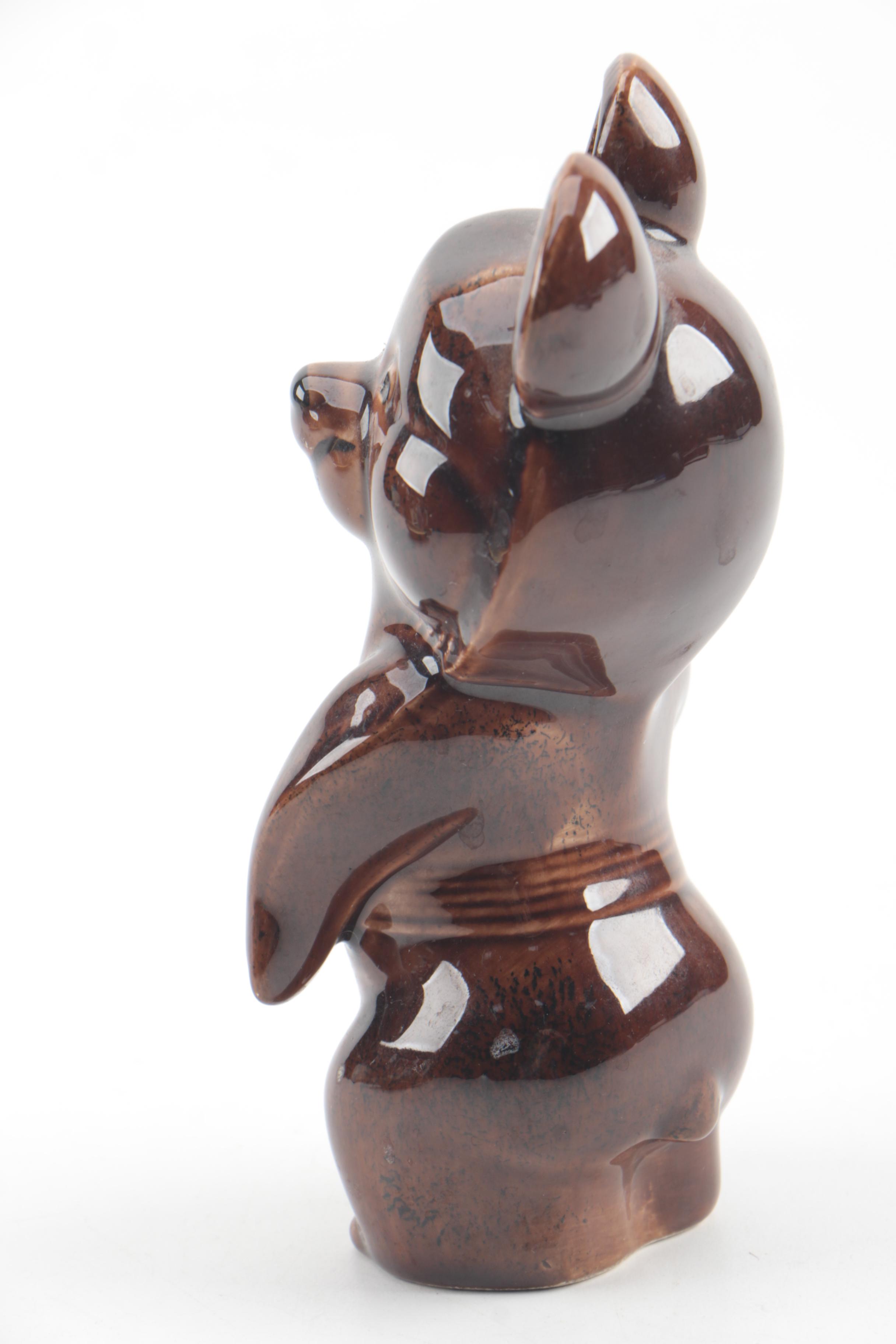 1980 Konakovo Moscow Olympics Ceramic Misha Bear Figurine