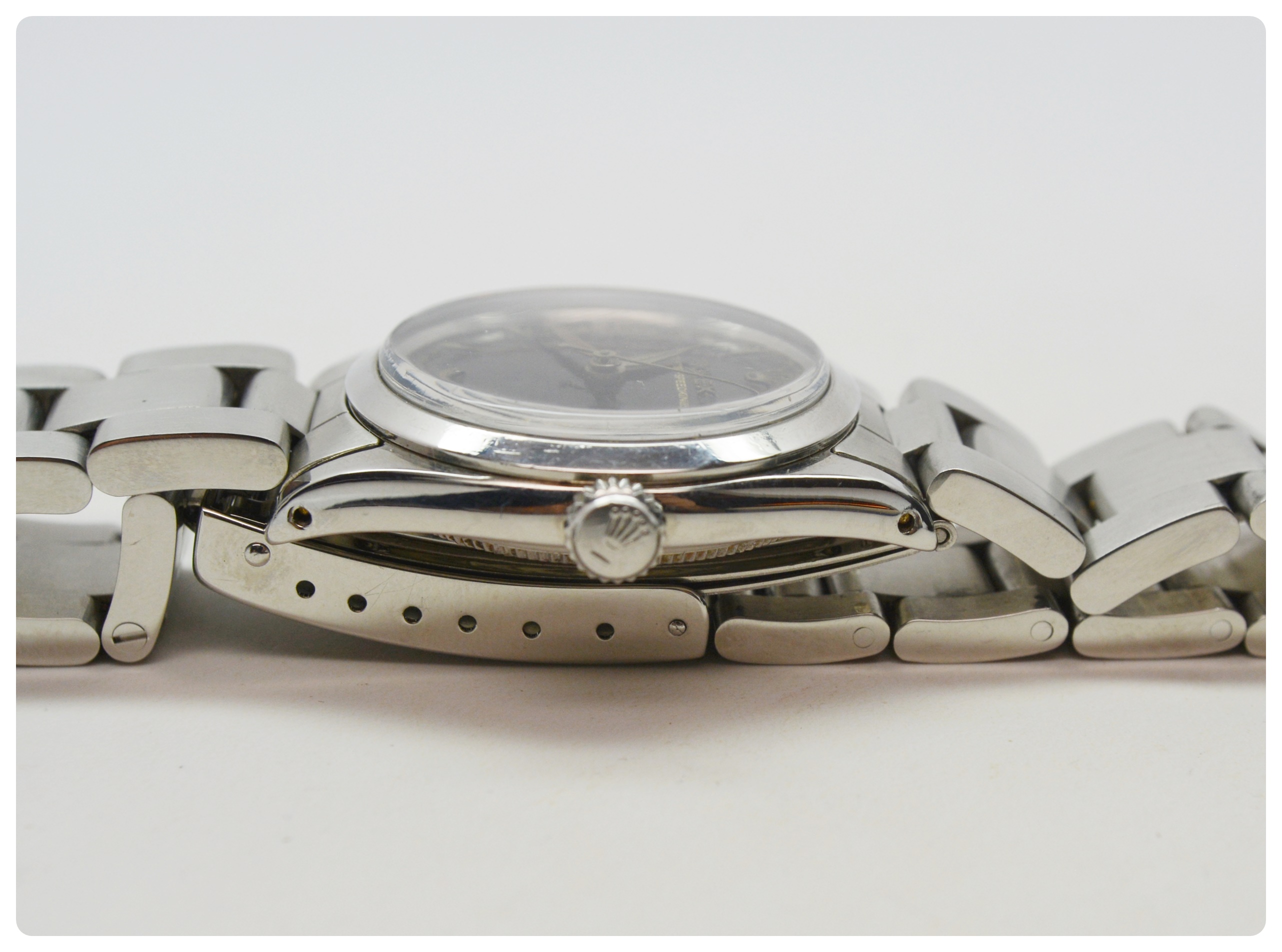 Vintage Rolex Oyster Speed King Stainless Steel Watch