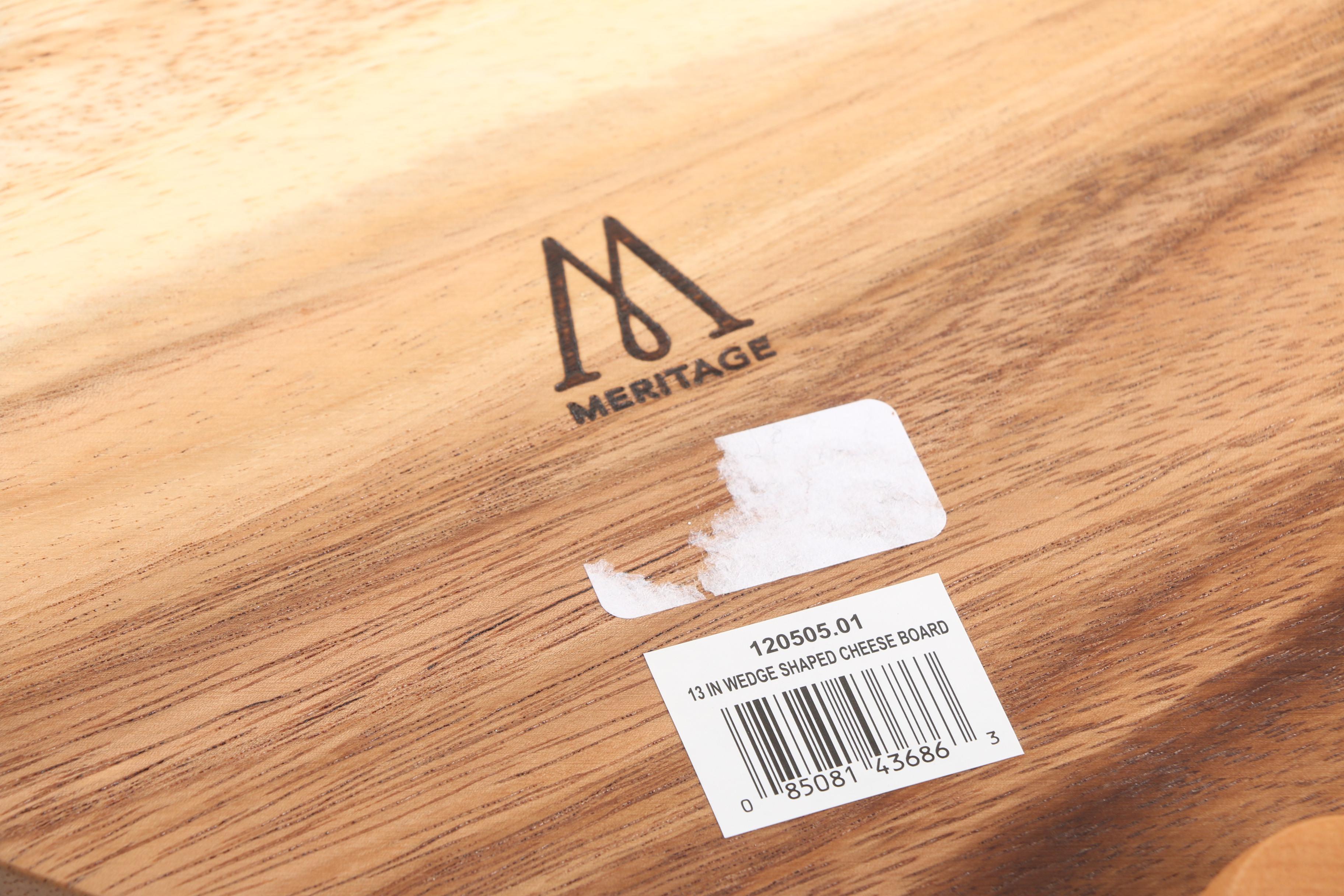 Meritage Wedge Shaped Wooden Cheese Board