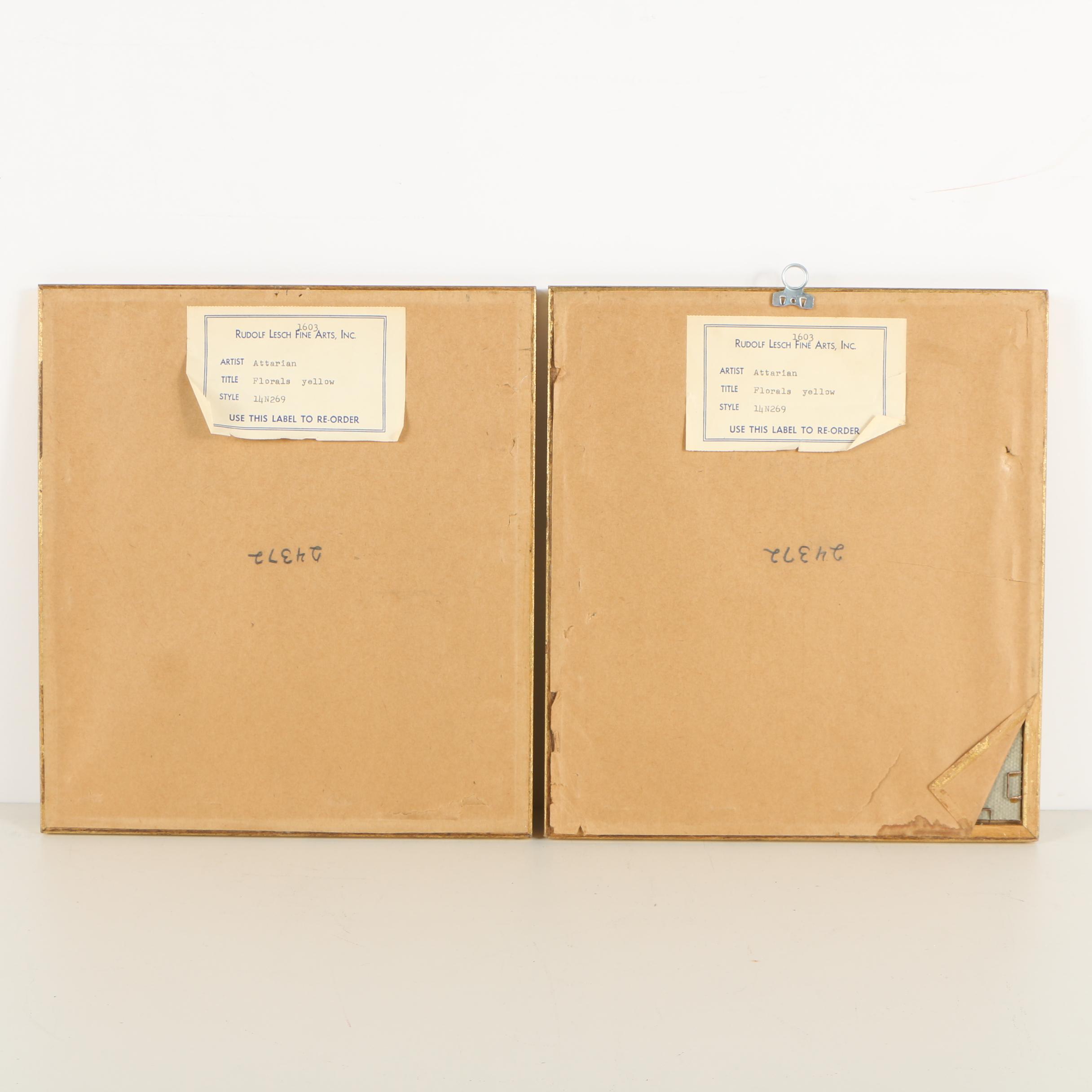 Mariam Attarian Watercolors "Florals Yellow"