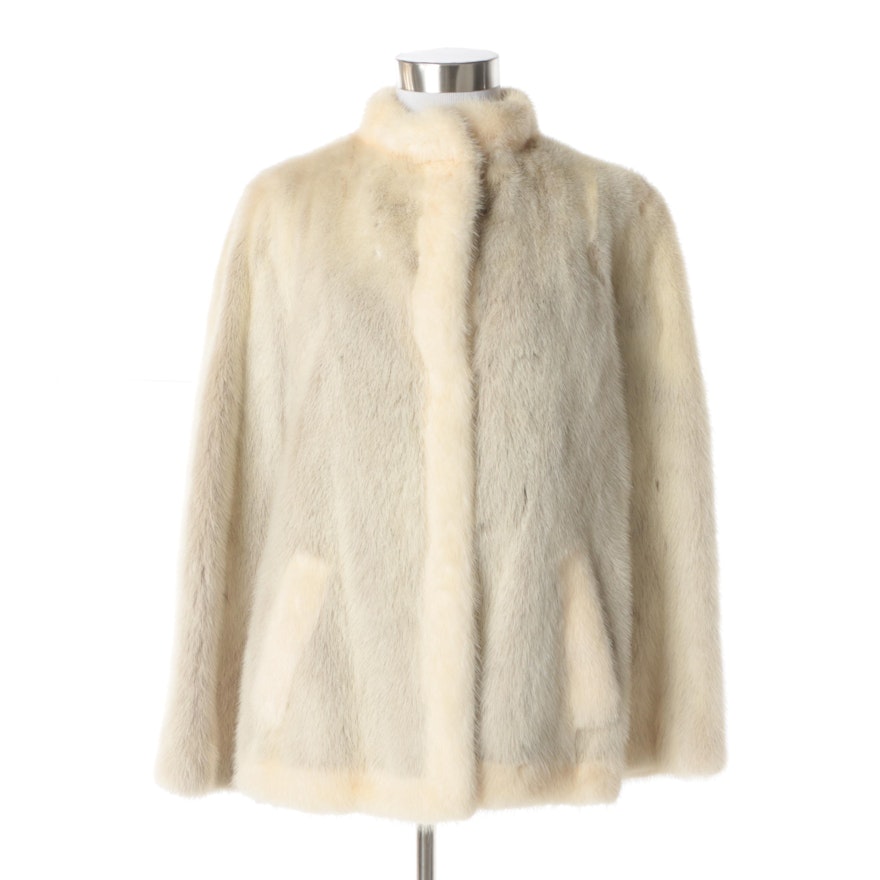 Women's Vintage Virgie's Blonde Mink Fur Coat