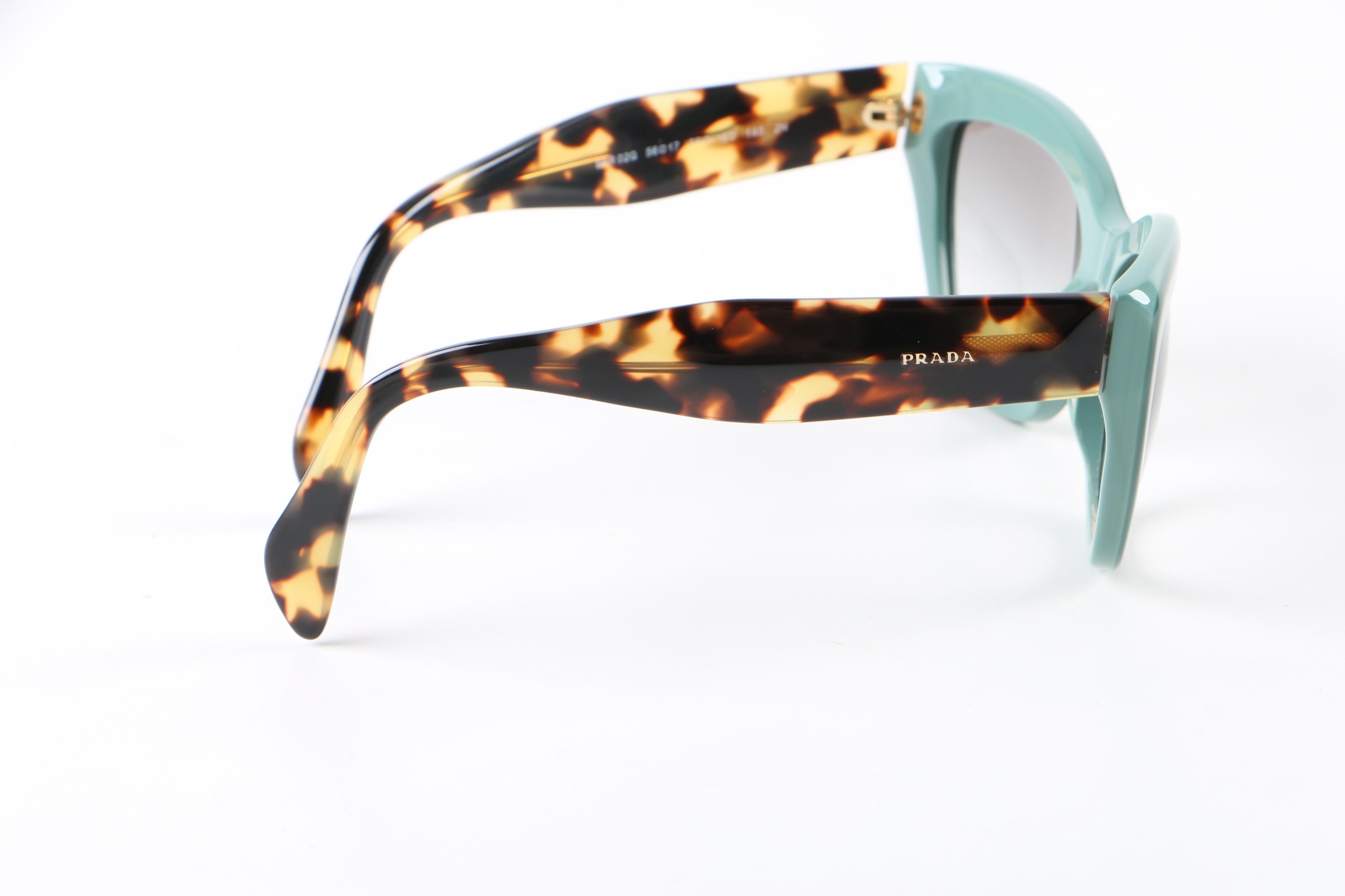 Prada SPR 02Q Cat Eye Sunglasses with Case