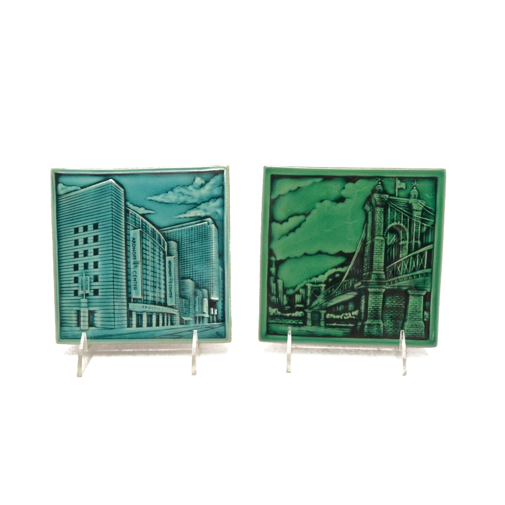 Rookwood Pottery Cincinnati Landmark Tiles