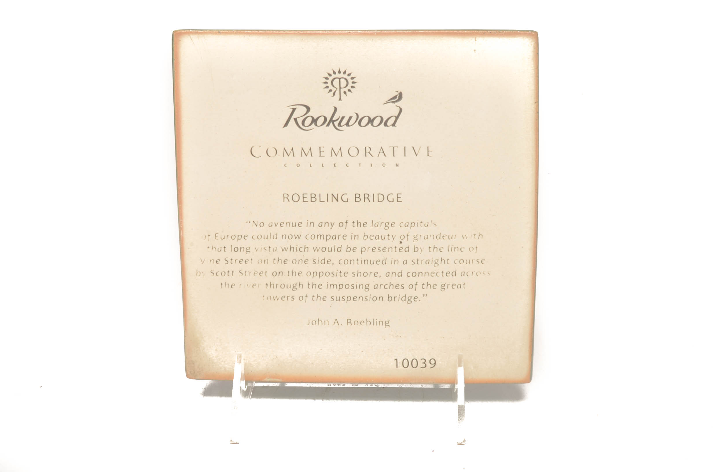 Rookwood Pottery Cincinnati Landmark Tiles