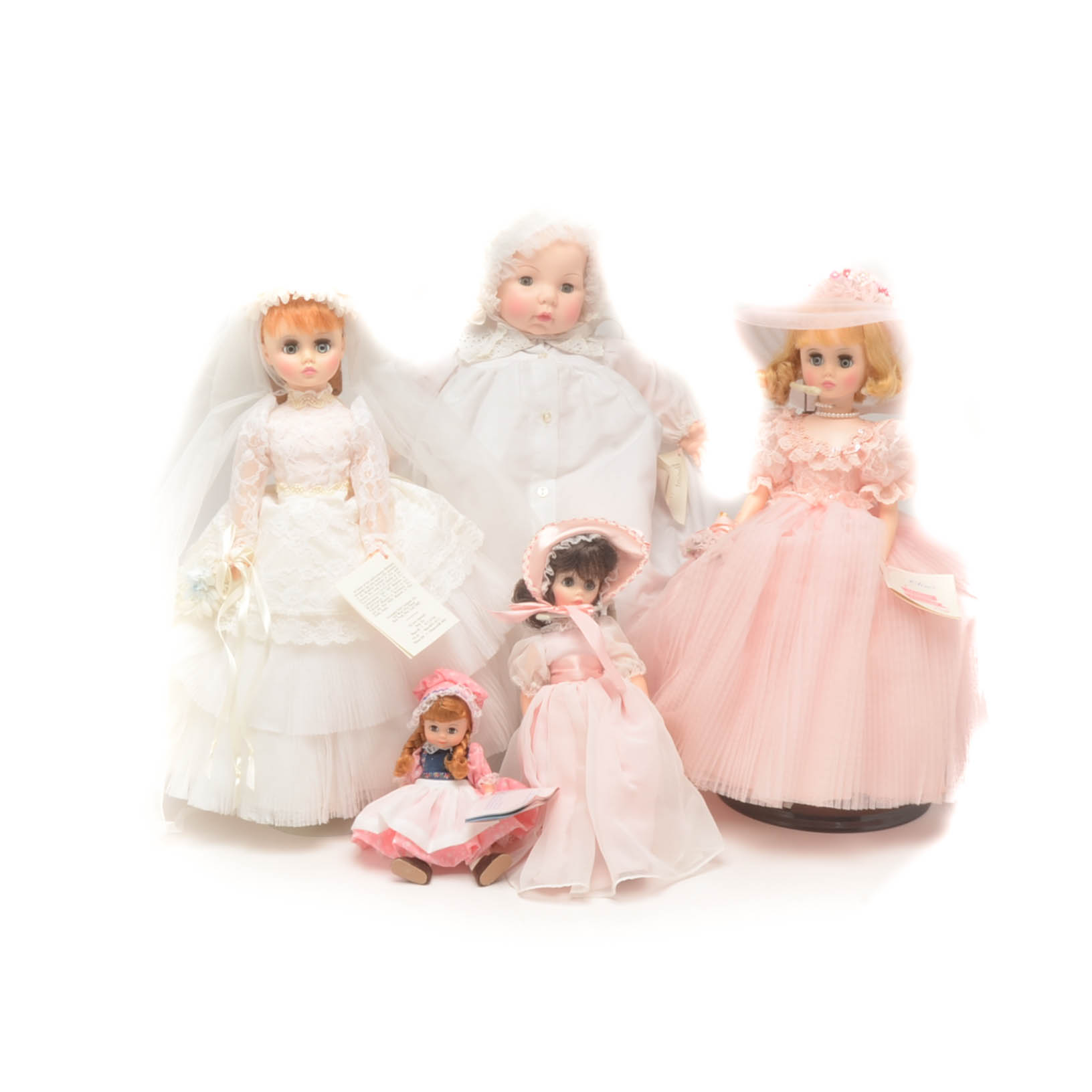 Madame Alexander Dolls Featuring "Elise" and "Elise Bride"