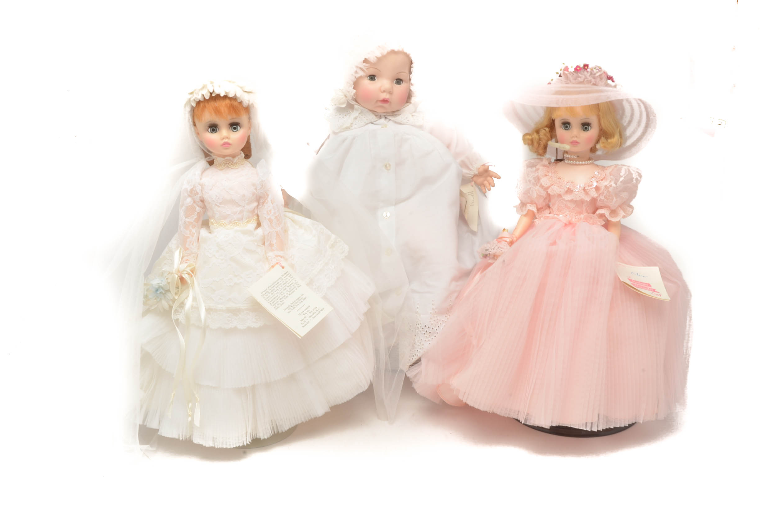 Madame Alexander Dolls Featuring "Elise" and "Elise Bride"