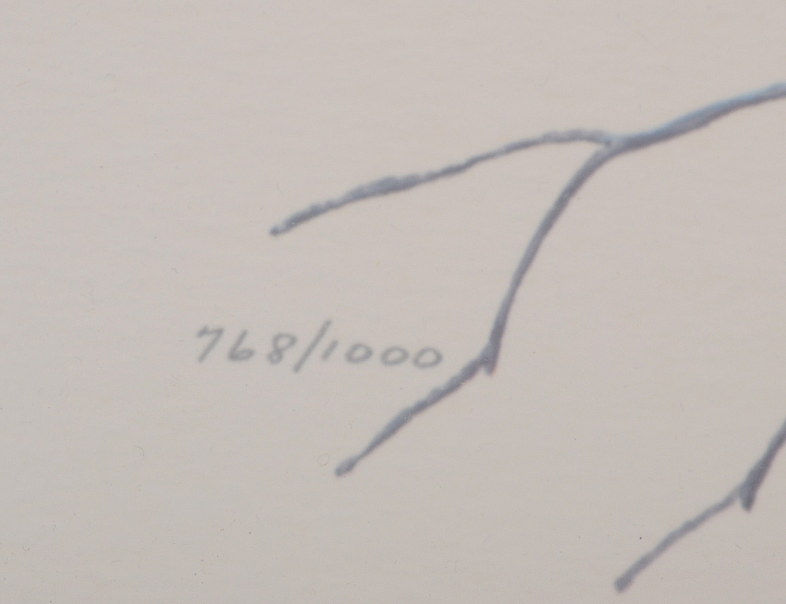 John Ruthven Signed Limited Edition Offset Lithograph "Wood Ducks"