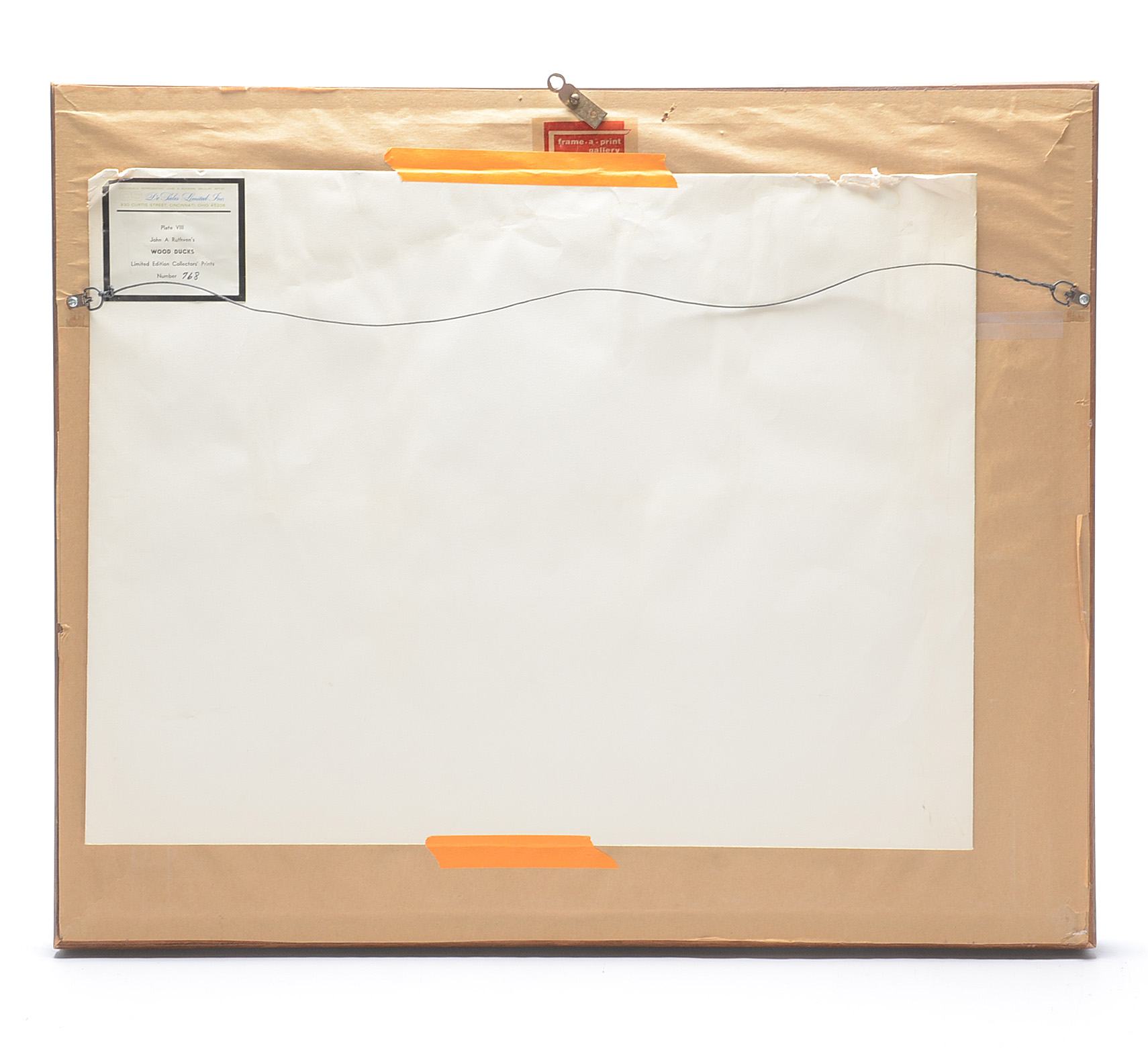 John Ruthven Signed Limited Edition Offset Lithograph "Wood Ducks"