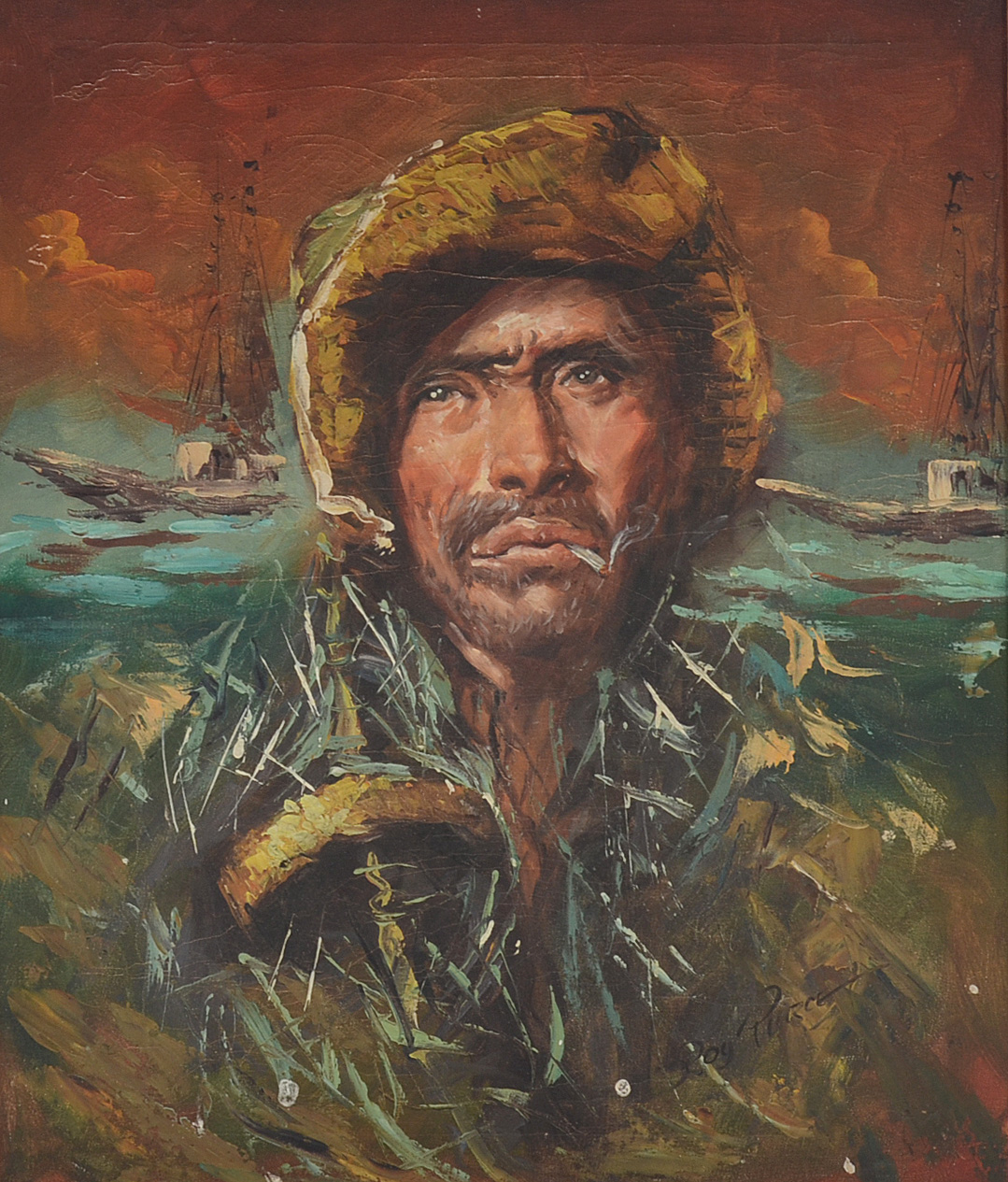 Roy Pierce Original Oil Painting on Canvas