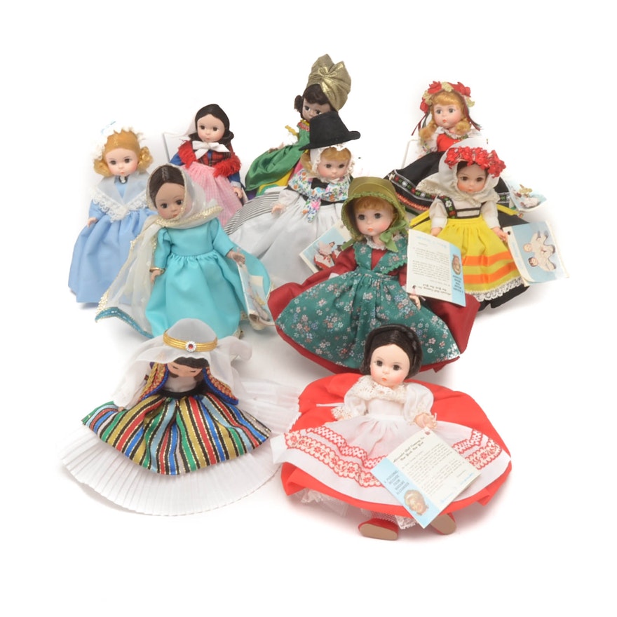 Collection of International Series Madame Alexander Dolls