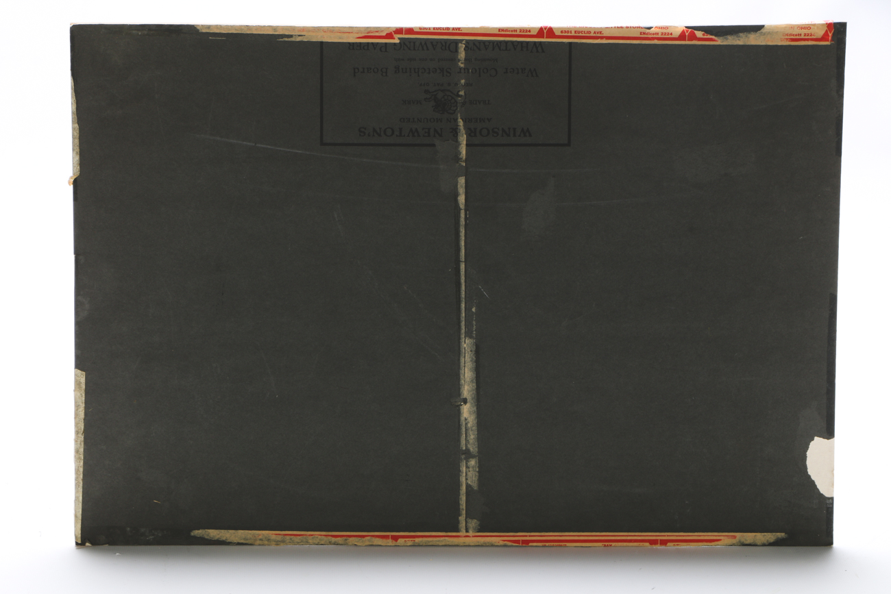 Alfred Howell Original Watercolor Landscape on Paperboard