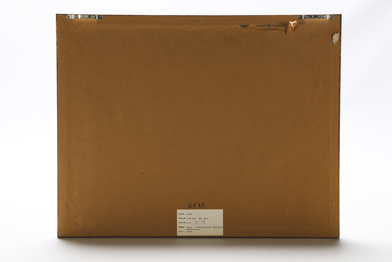 Agnes J. Rudd Signed Antique Watercolor Painting