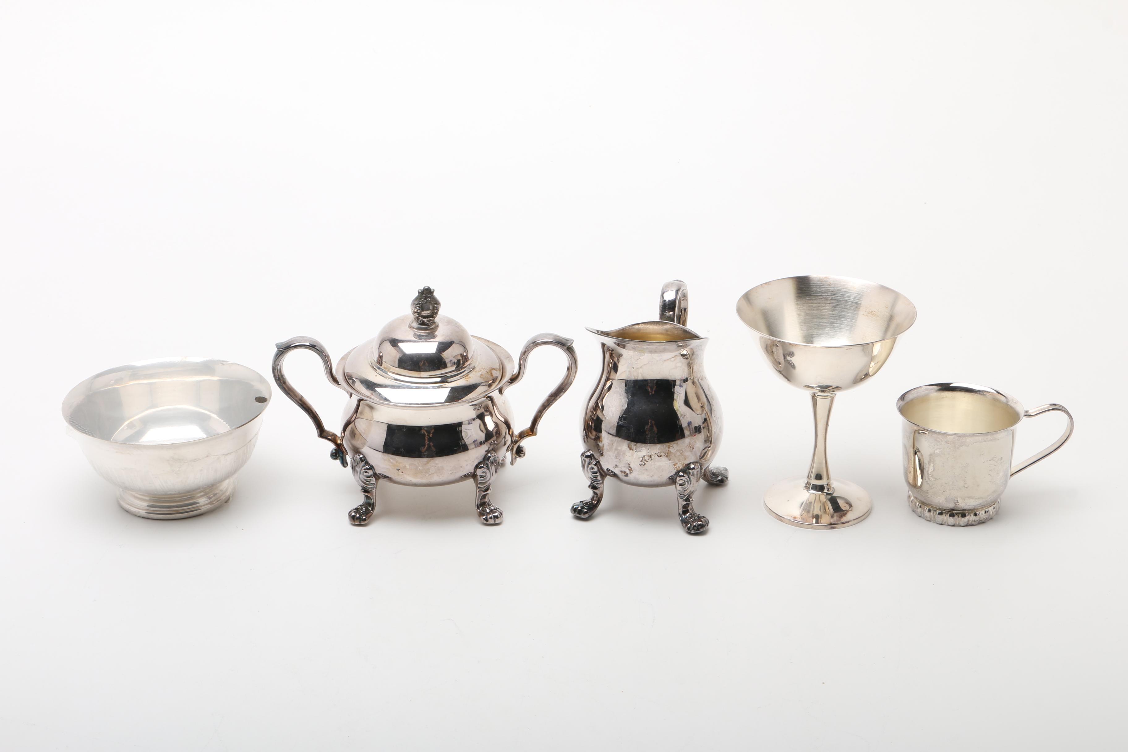 Assortment Of Vintage Silver Plate Serve Ware