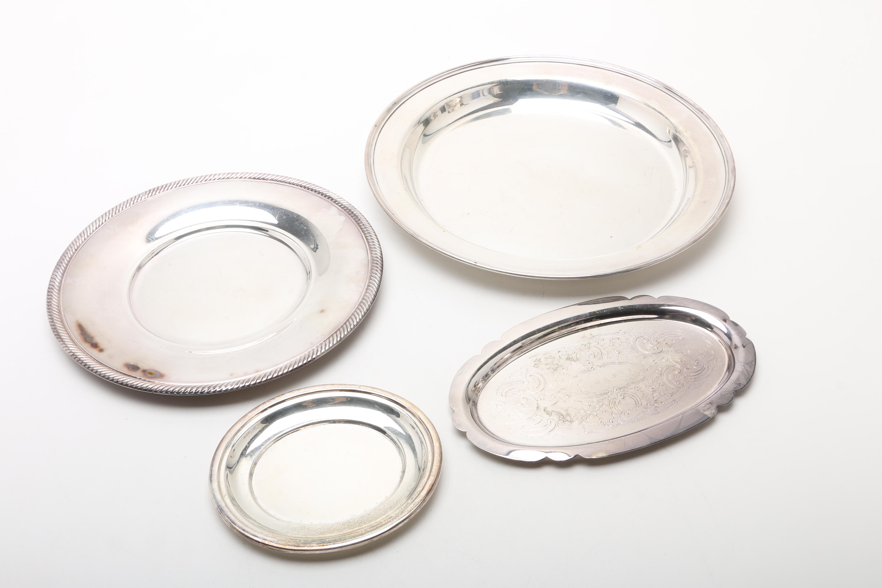 Assortment Of Vintage Silver Plate Serve Ware