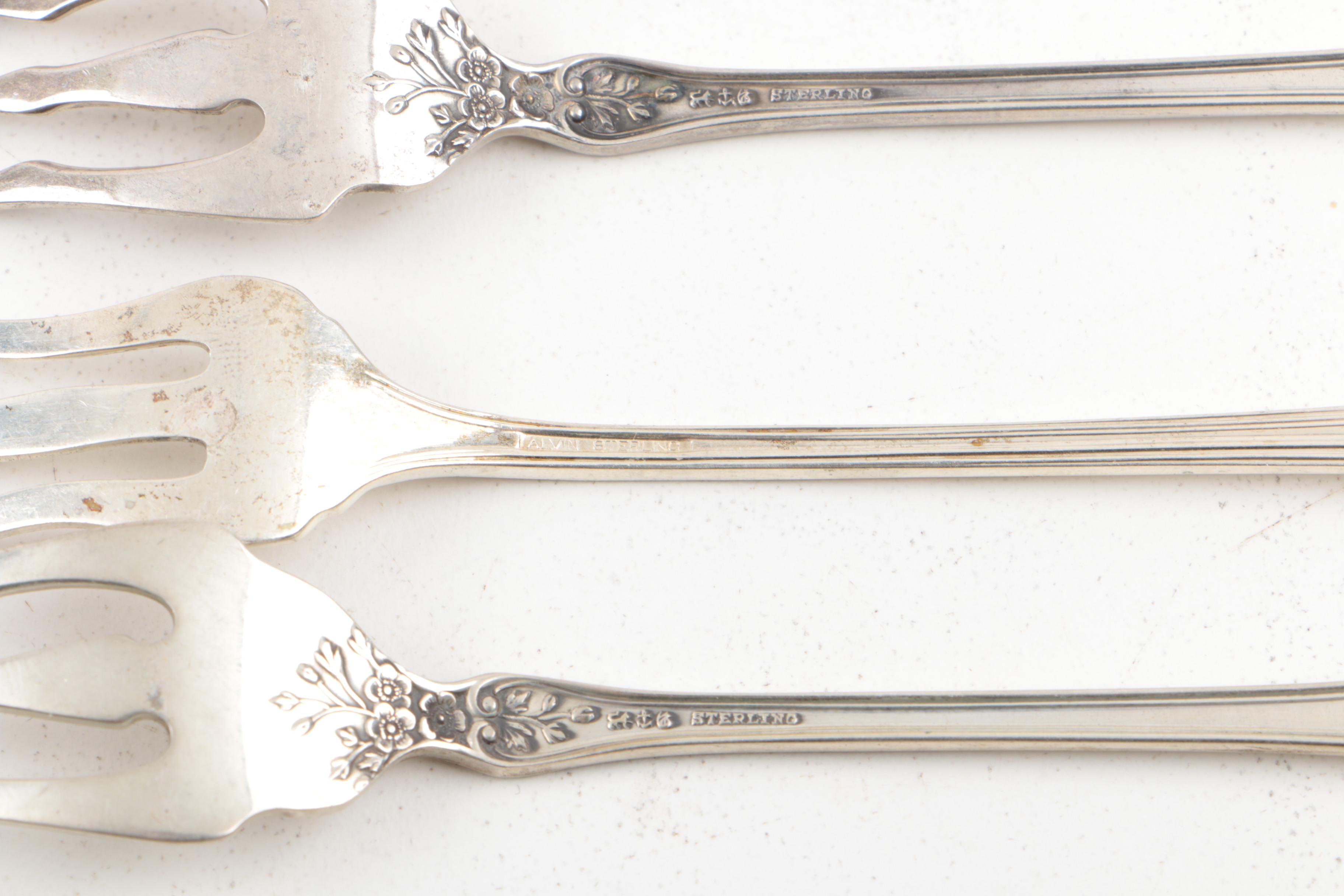 Assorted Vintage Sterling Silver Specialty Flatware
