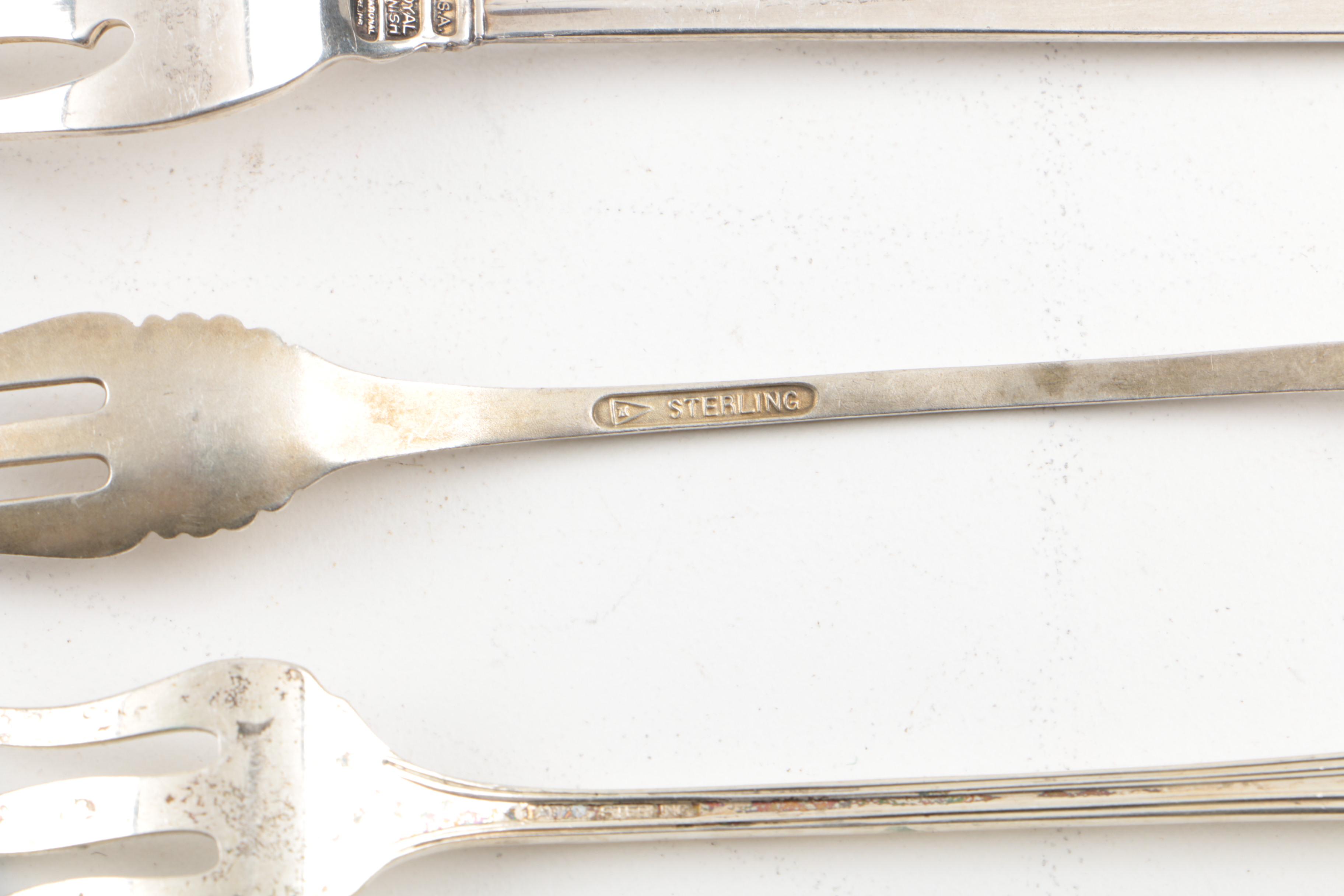 Assorted Vintage Sterling Silver Specialty Flatware